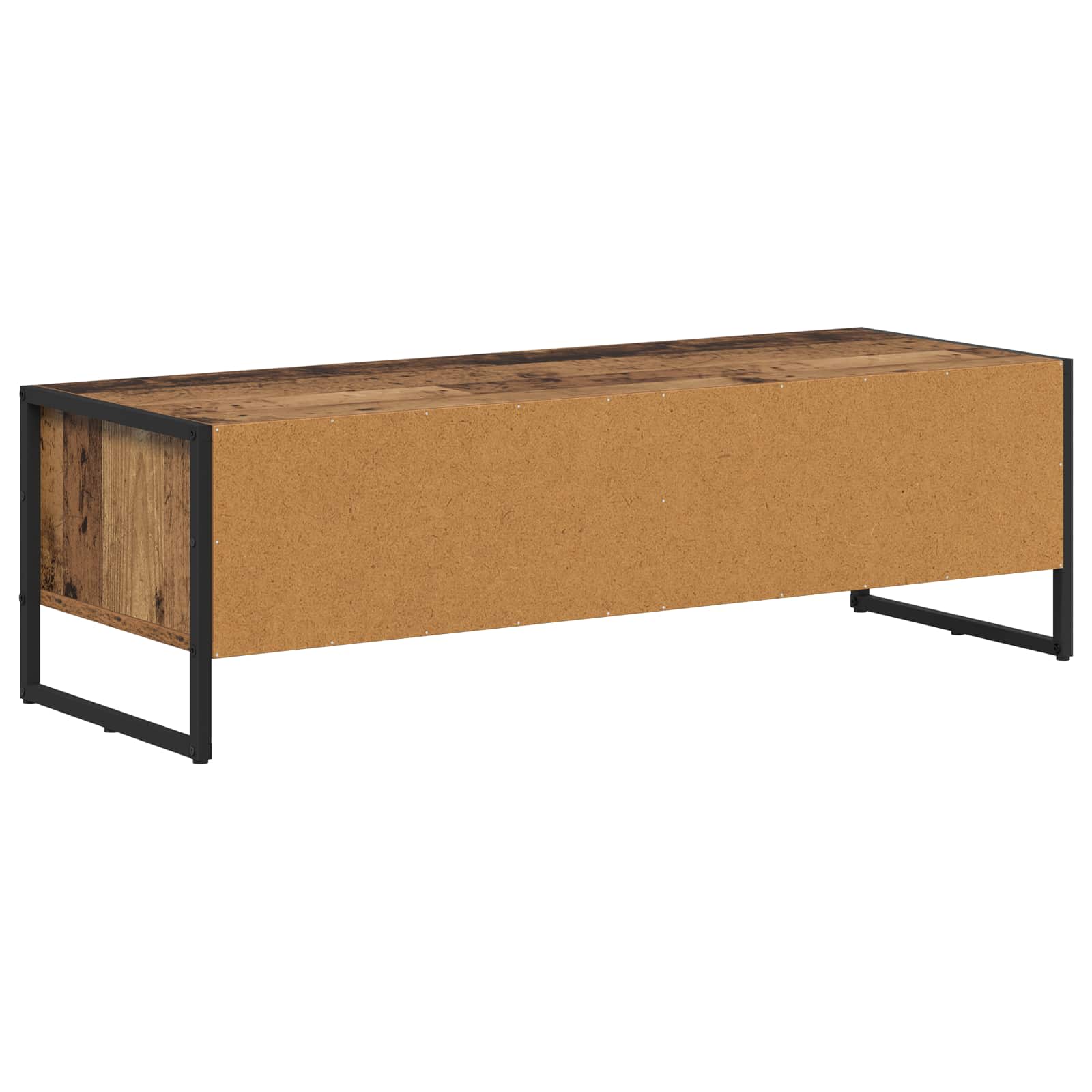 Meuble TV 100 x 36,5 x 30,5 cm Bois Ancien Bois d'ingénierie - XIOS