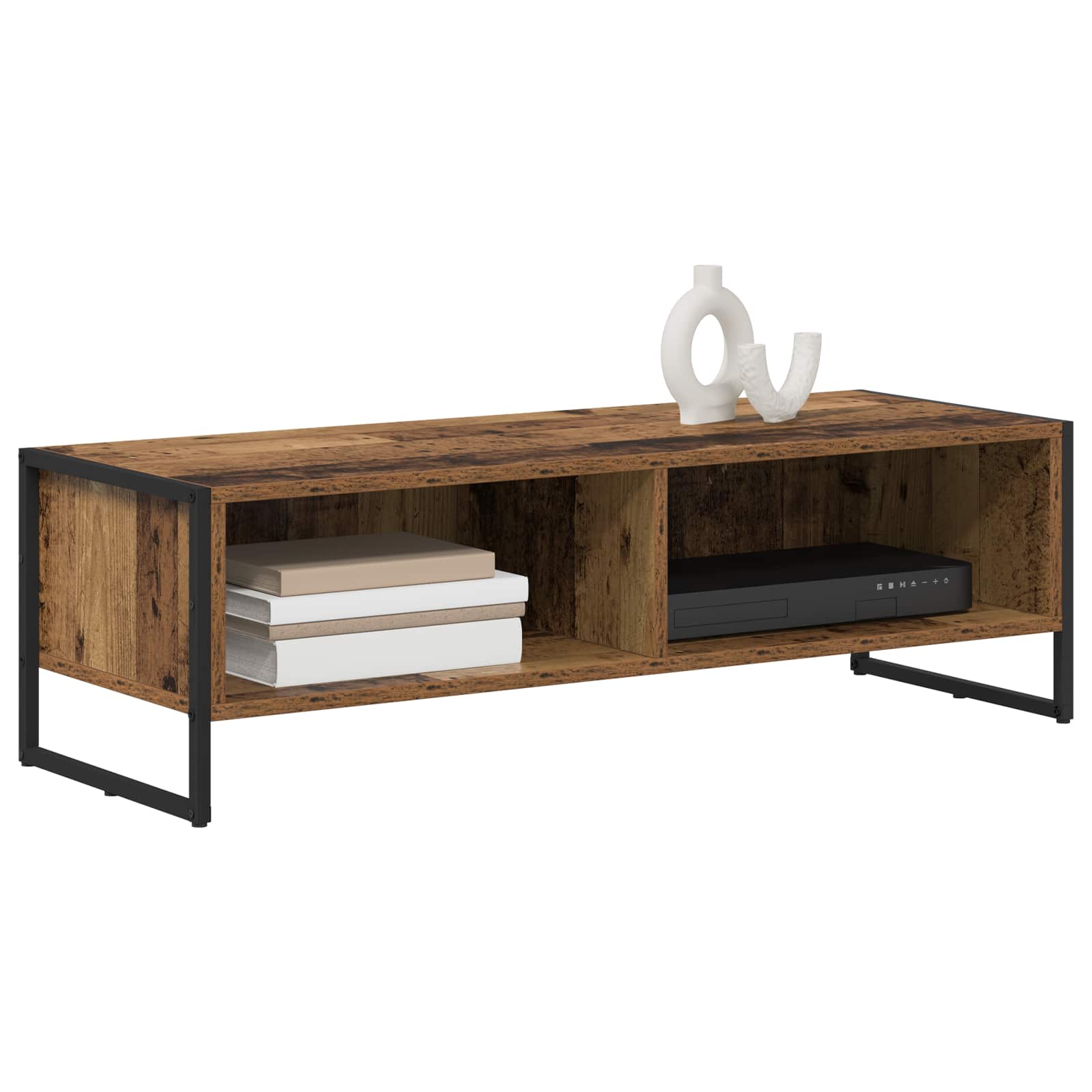 Meuble TV 100 x 36,5 x 30,5 cm Bois Ancien Bois d'ingénierie - XIOS