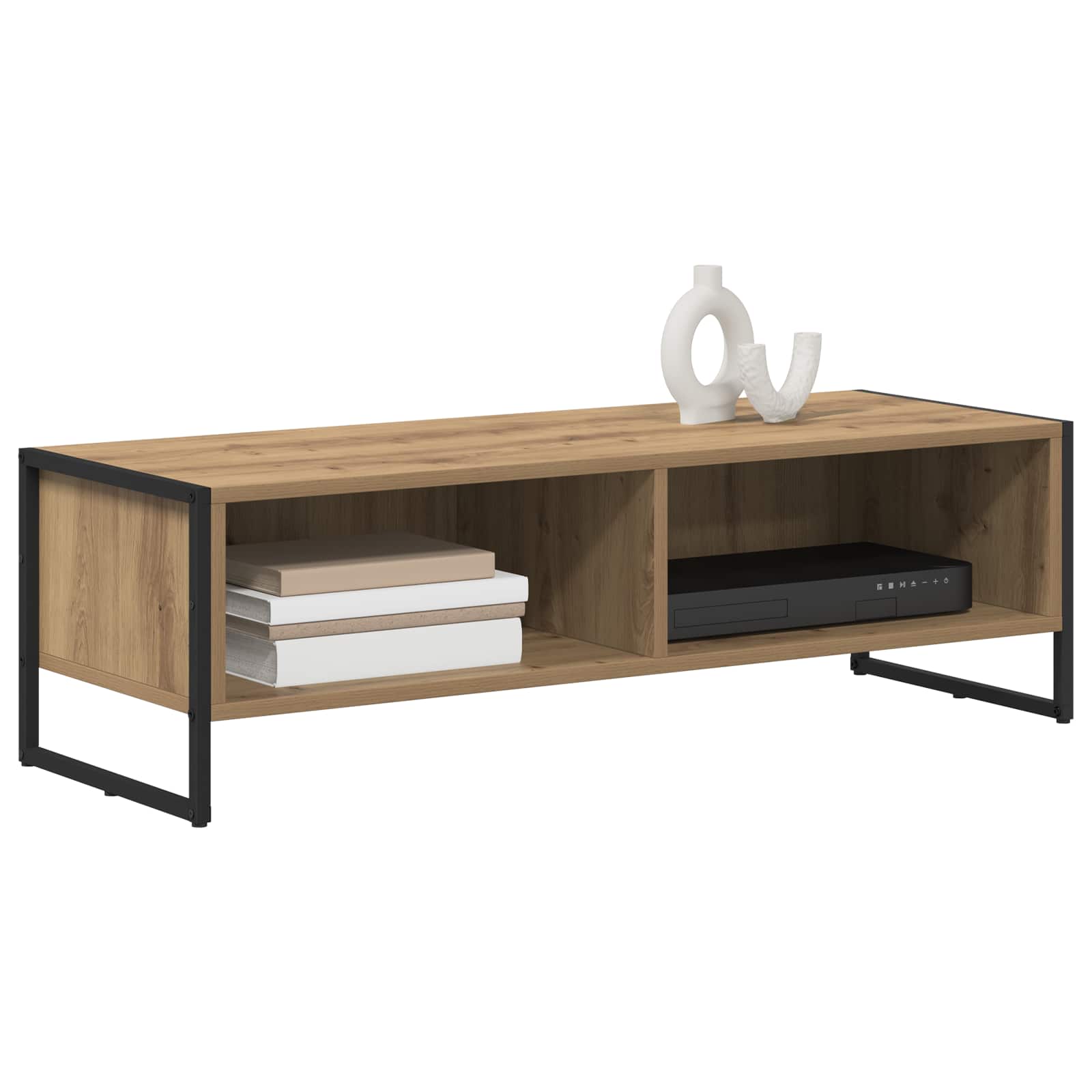 Meuble TV 100 x 36,5 x 30,5 cm Chêne artisan Bois d'ingénierie - XIOS