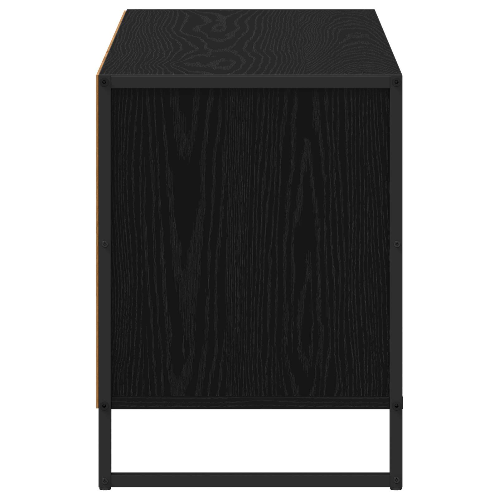 Meuble TV Chêne noir 100 x 36 x 49,5 cm Bois d'ingénierie - XIOS