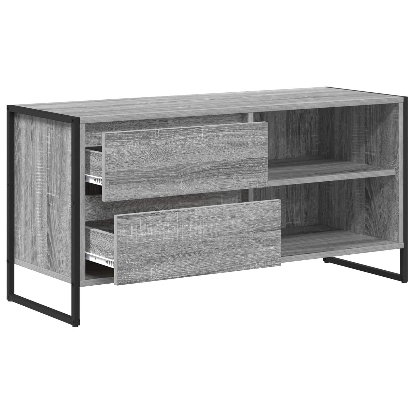 Meuble TV Gris Sonoma 100 x 36 x 49,5 cm Bois d'ingénierie - XIOS