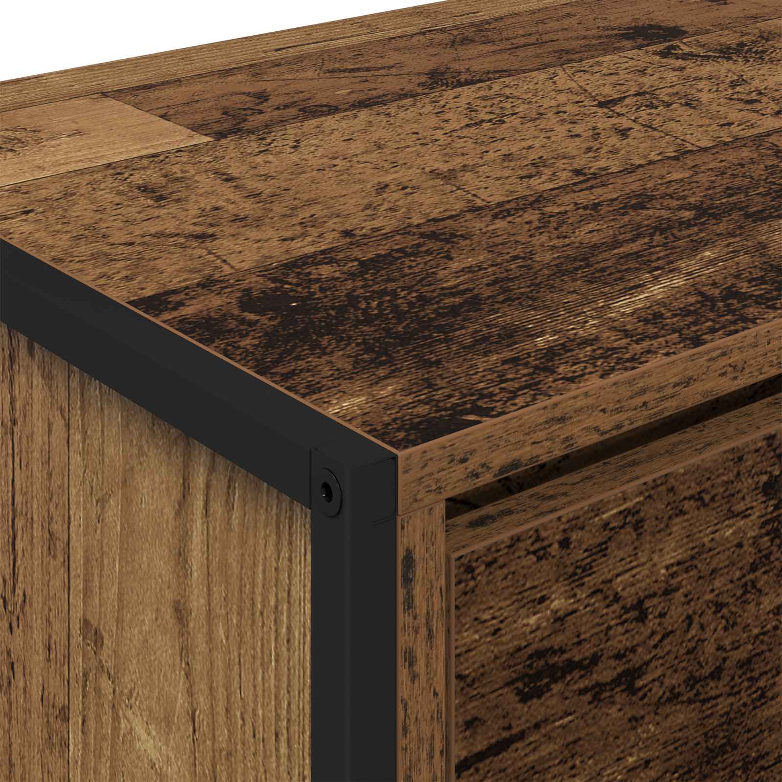 Meuble TV Bois Ancien 100 x 36 x 49,5 cm Bois d'ingénierie - XIOS