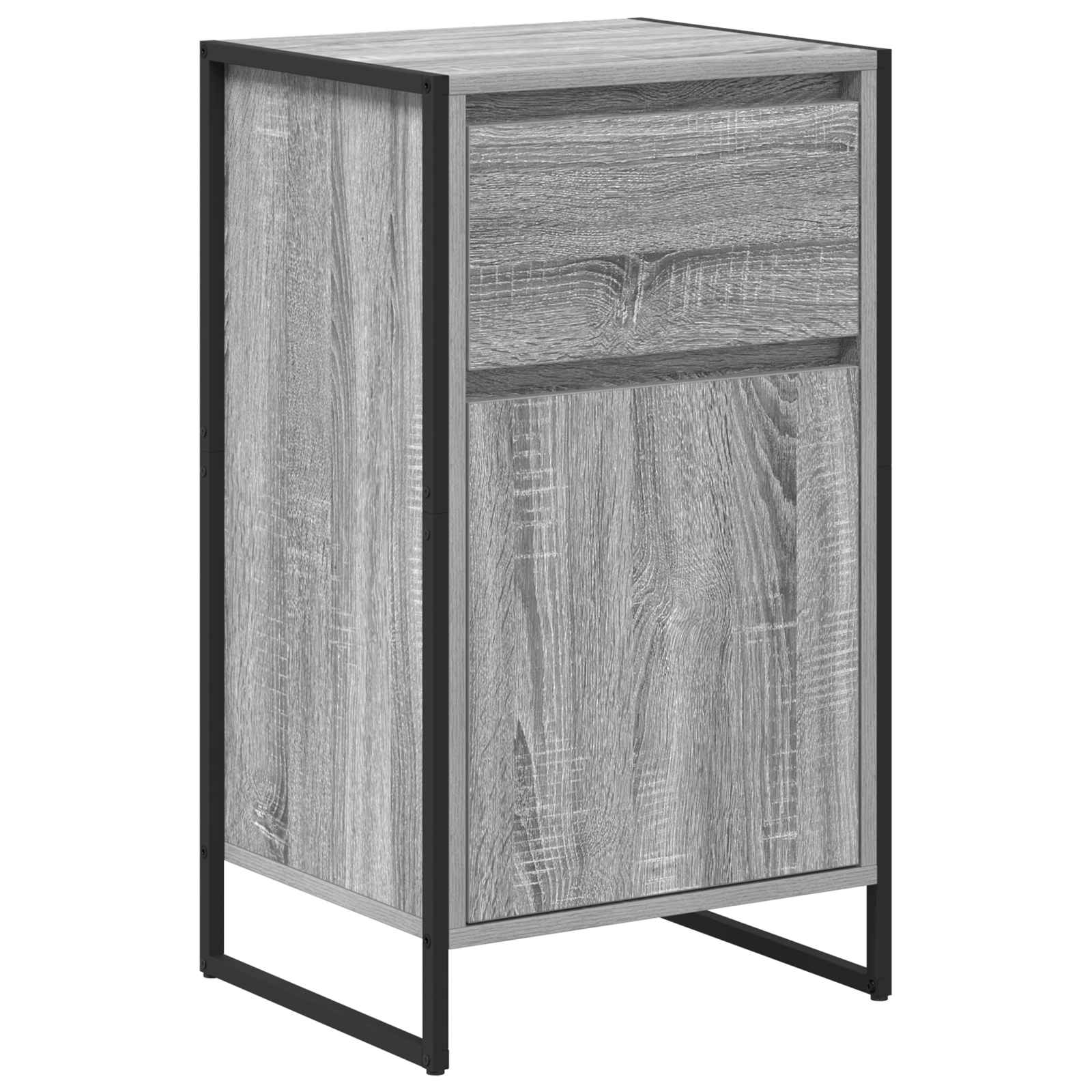 Buffet Gris Sonoma 81 x 36 x 150.5 cm Bois d'ingénierie - XIOS