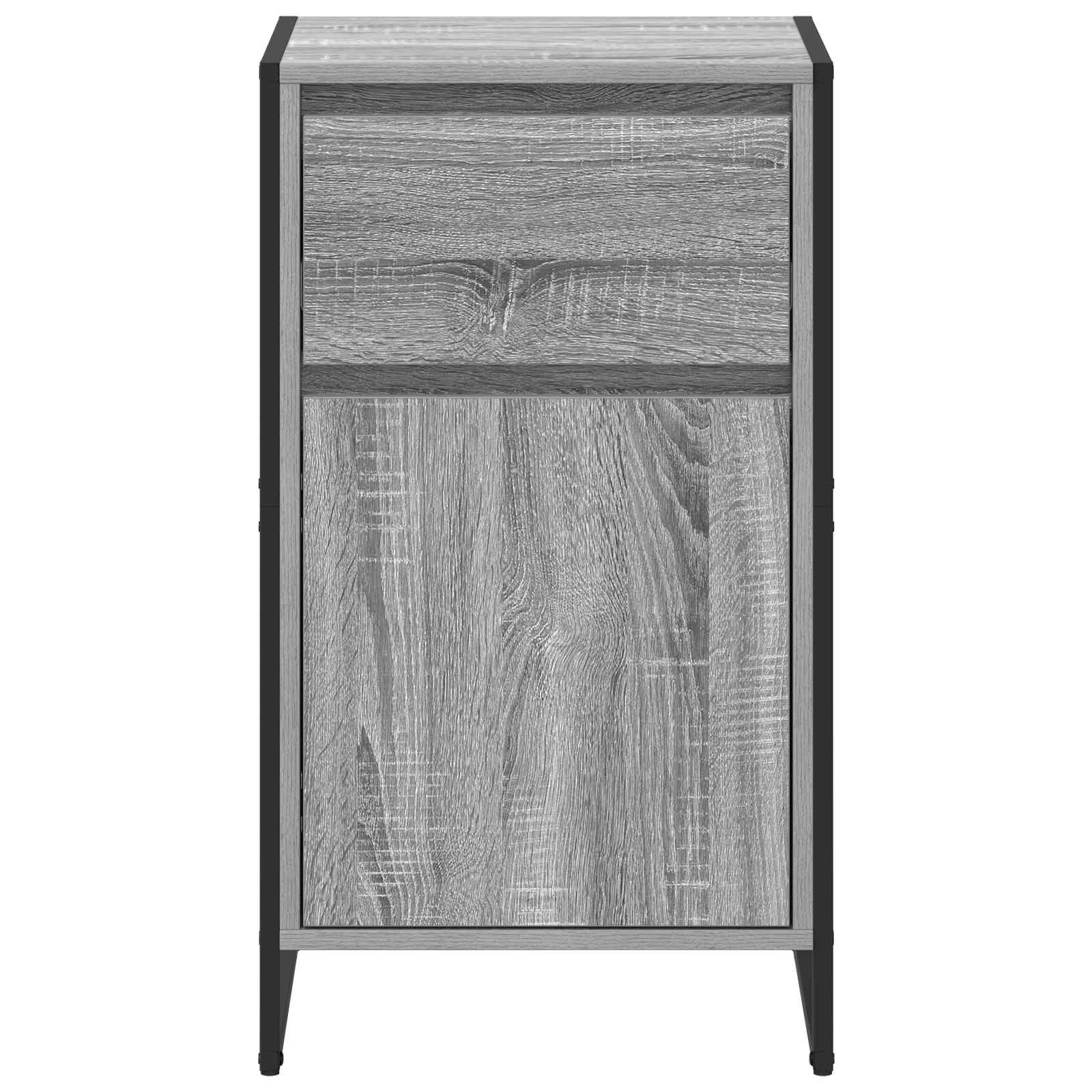 Buffet Gris Sonoma 81 x 36 x 150.5 cm Bois d'ingénierie - XIOS