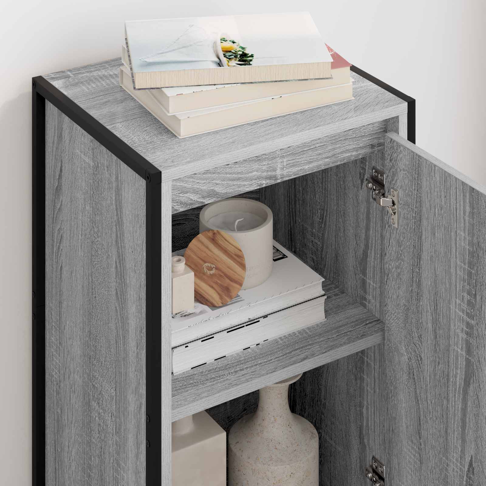 Buffet Gris Sonoma 43 x 36 x 75,5 cm Bois d'ingénierie - XIOS