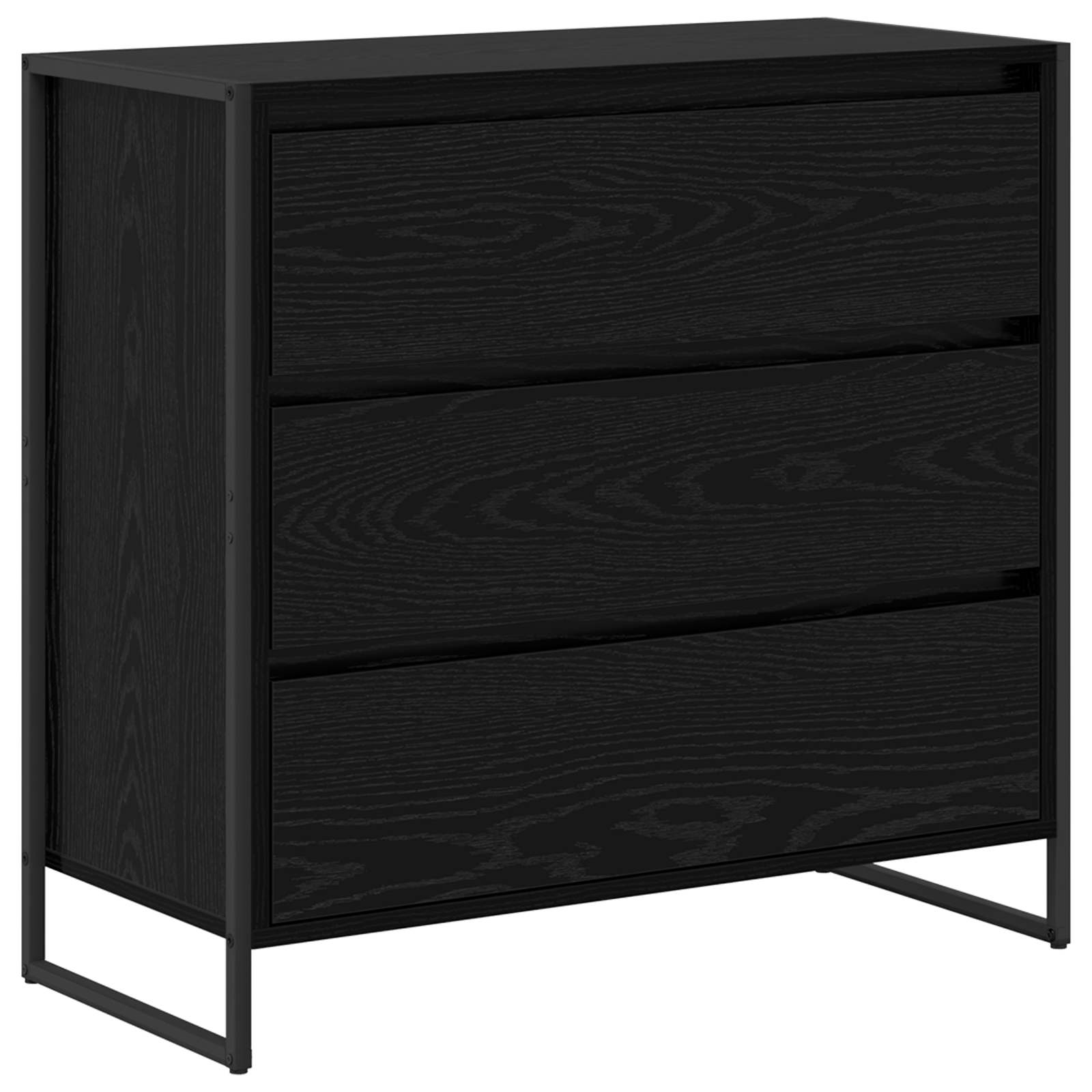 Buffet Chêne noir 79 x 36 x 75.5 cm Bois d'ingénierie - XIOS