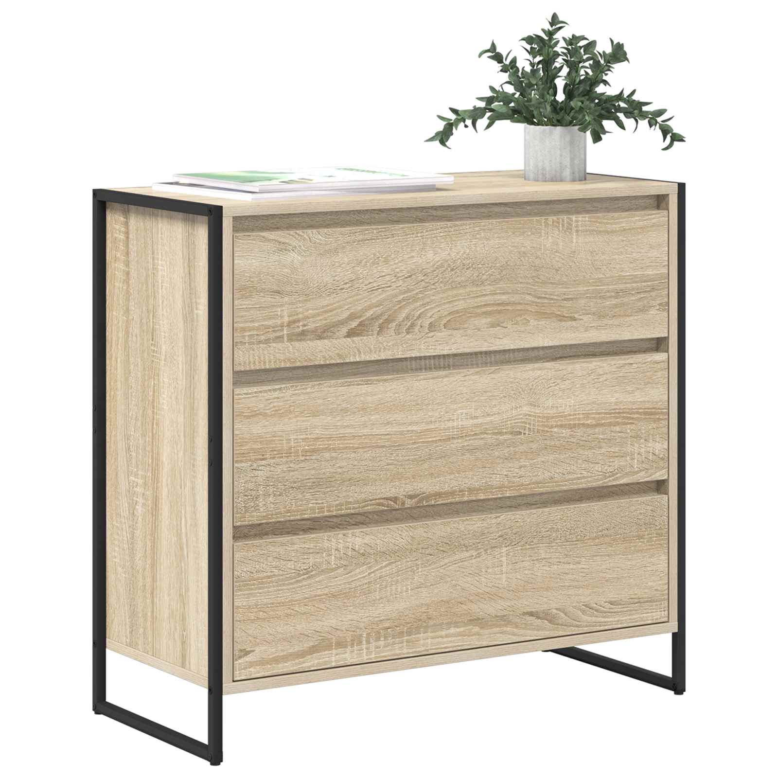 Buffet avec tiroir Sonoma 79 x 36 x 75.5 cm Bois d'ingénierie - XIOS