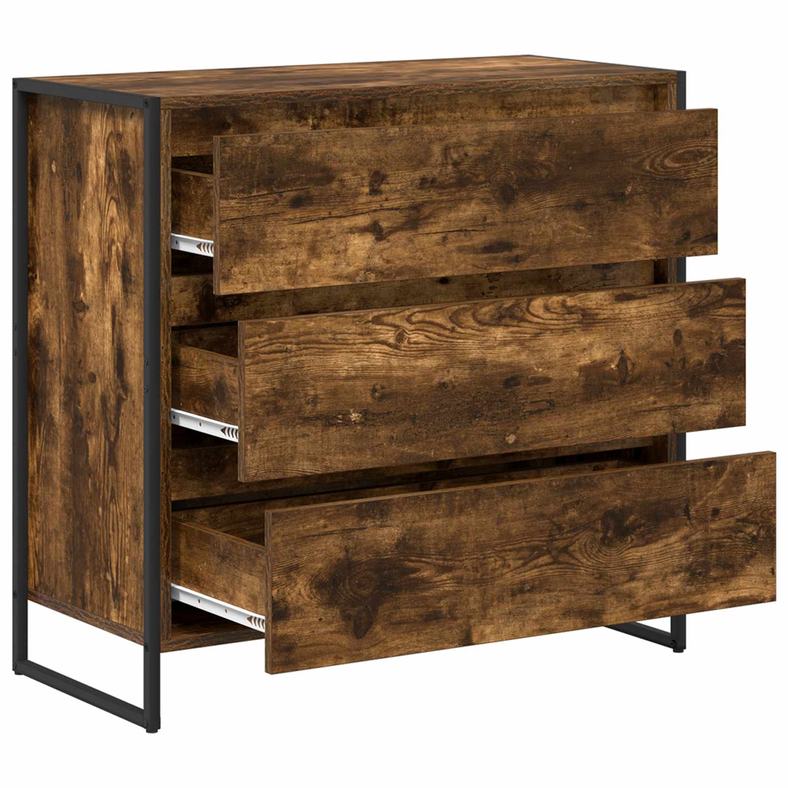 Buffet Chêne Fumé 79 x 36 x 75.5 cm Bois d'ingénierie - XIOS