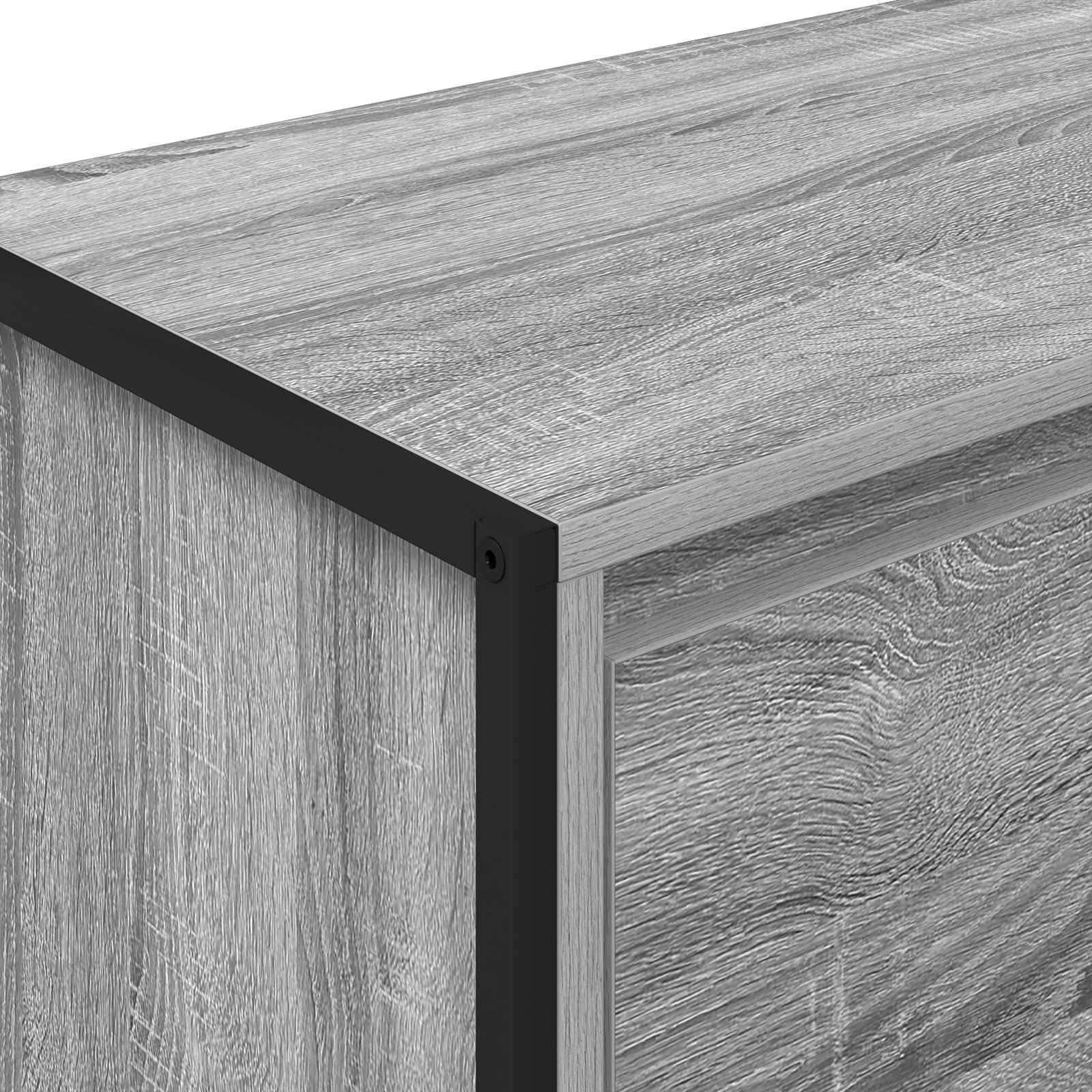 Buffet Gris Sonoma 79 x 36 x 75.5 cm Bois d'ingénierie - XIOS