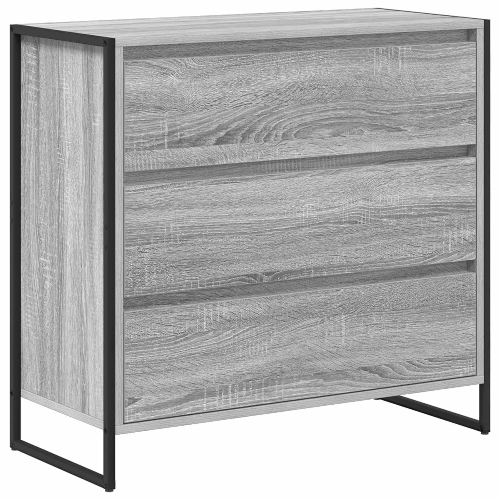 Buffet Gris Sonoma 79 x 36 x 75.5 cm Bois d'ingénierie - XIOS