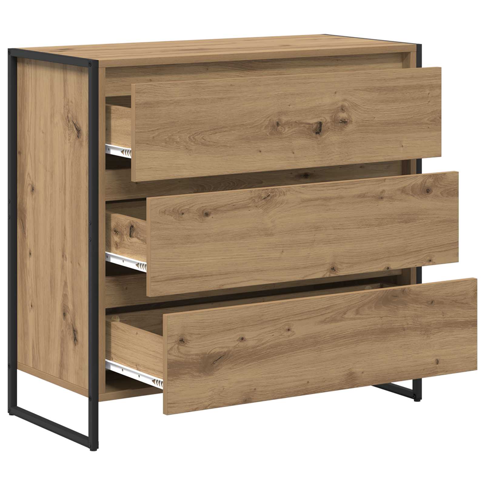Buffet Chêne artisan 79 x 36 x 75.5 cm Bois d'ingénierie - XIOS