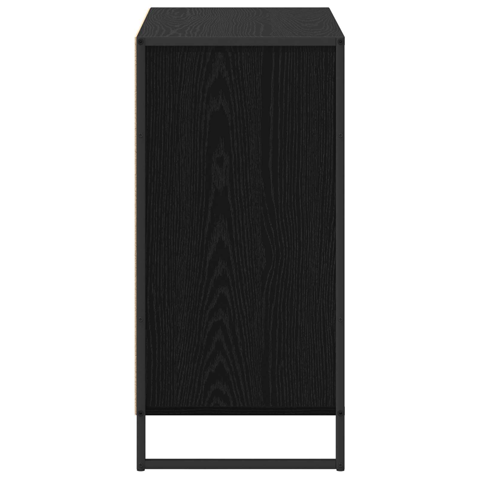Meuble d'appoint Chêne noir 79 x 36 x 75 cm Bois d'ingénierie - XIOS