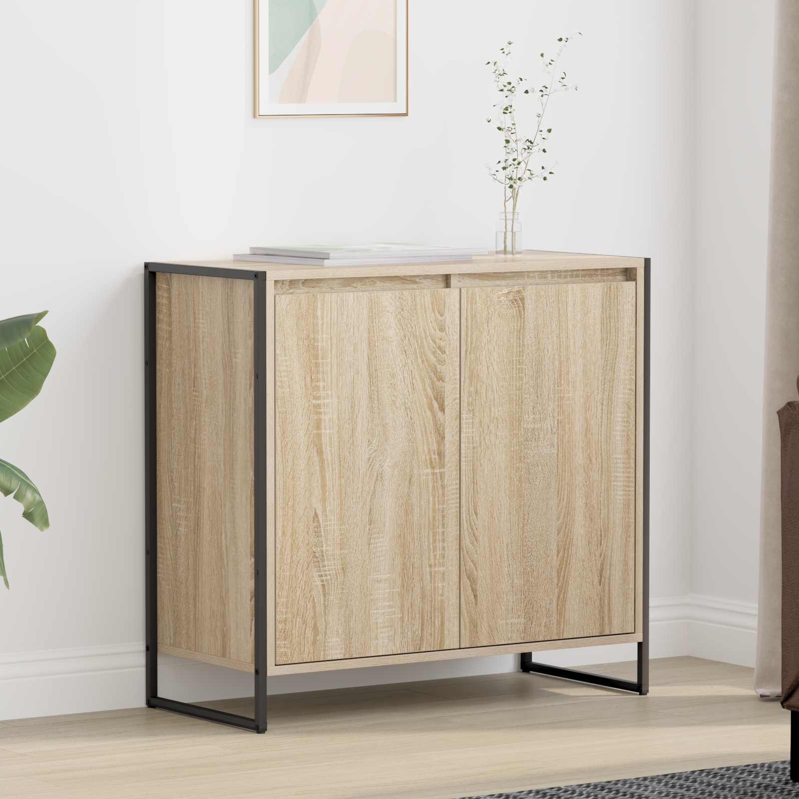 Meuble d'appoint Sonoma 79 x 36 x 75 cm Bois d'ingénierie - XIOS