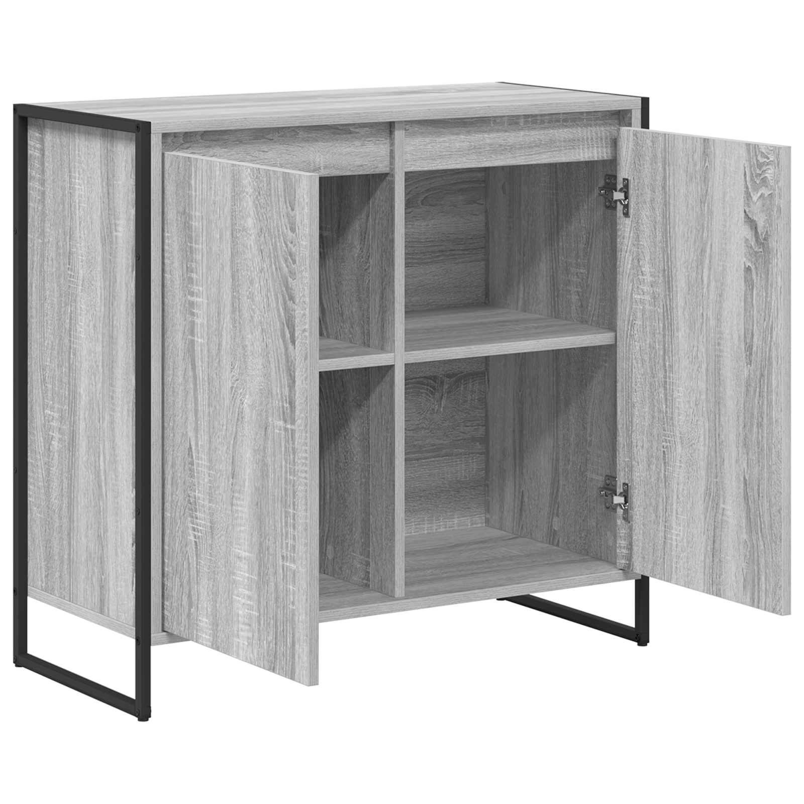 Meuble d'appoint Gris Sonoma 79 x 36 x 75 cm Bois d'ingénierie - XIOS