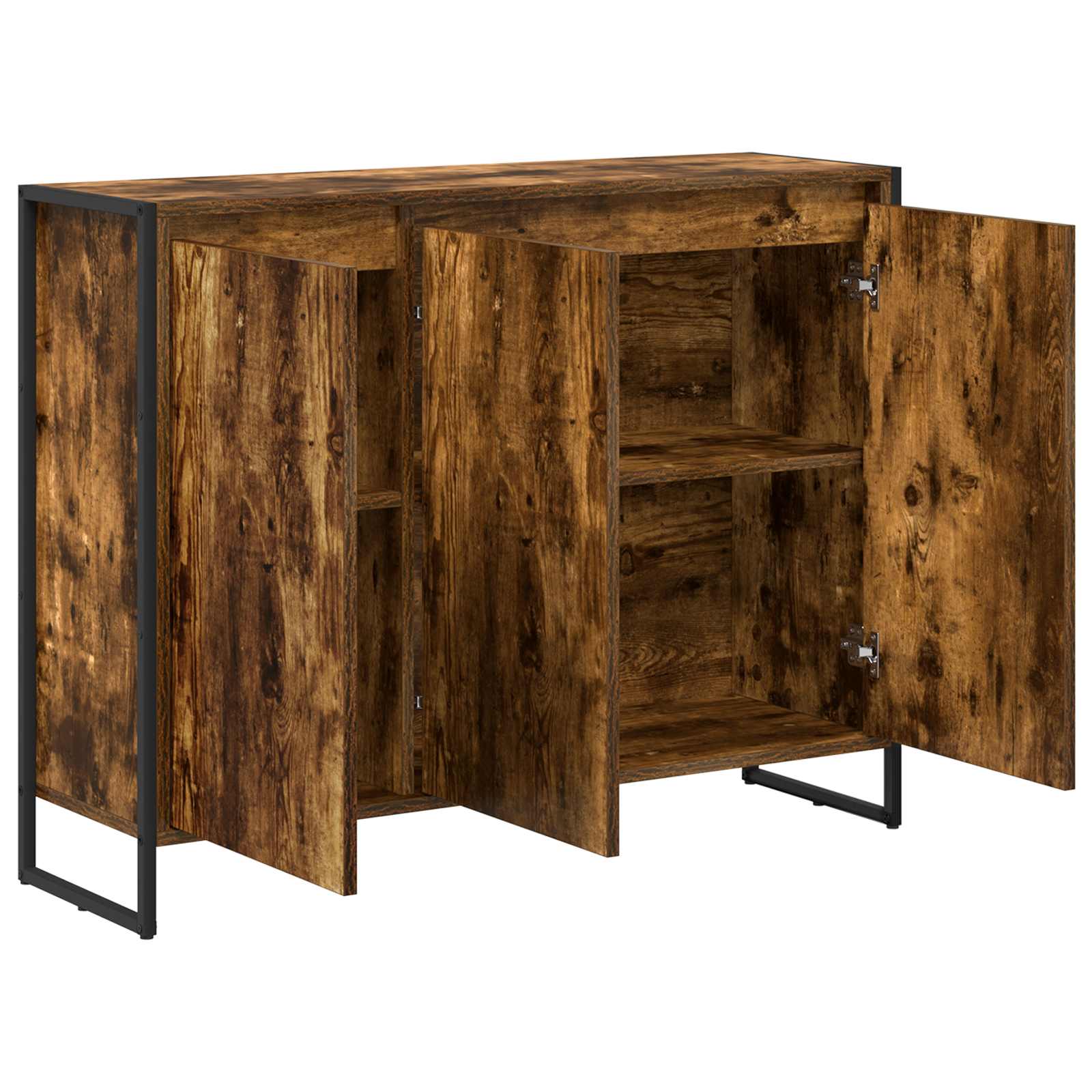 Meuble d'appoint Chêne Fumé 96,5 x 30 x 75 cm Bois d'ingénierie - XIOS