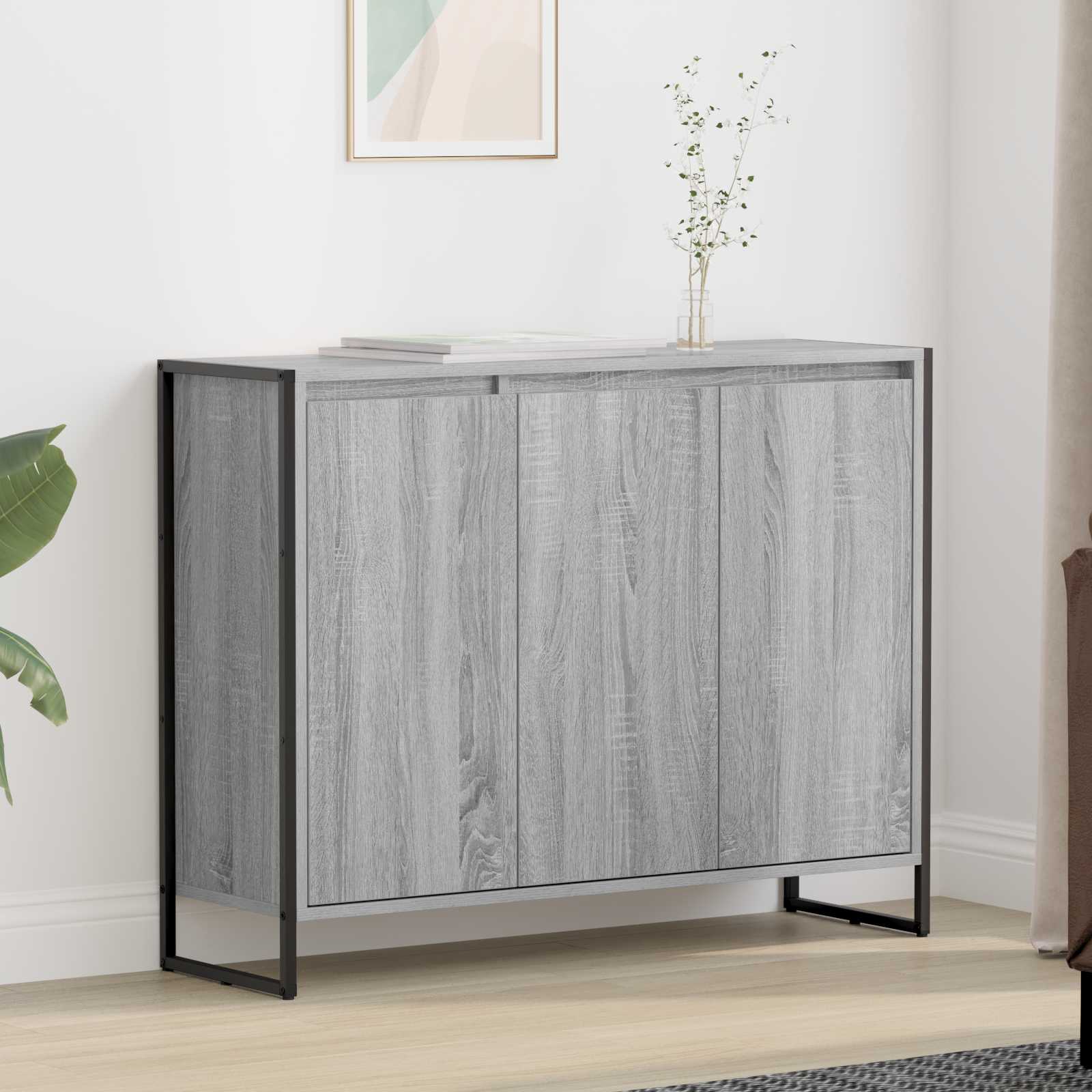 Meuble d'appoint Gris Sonoma 96,5 x 30 x 75 cm - XIOS