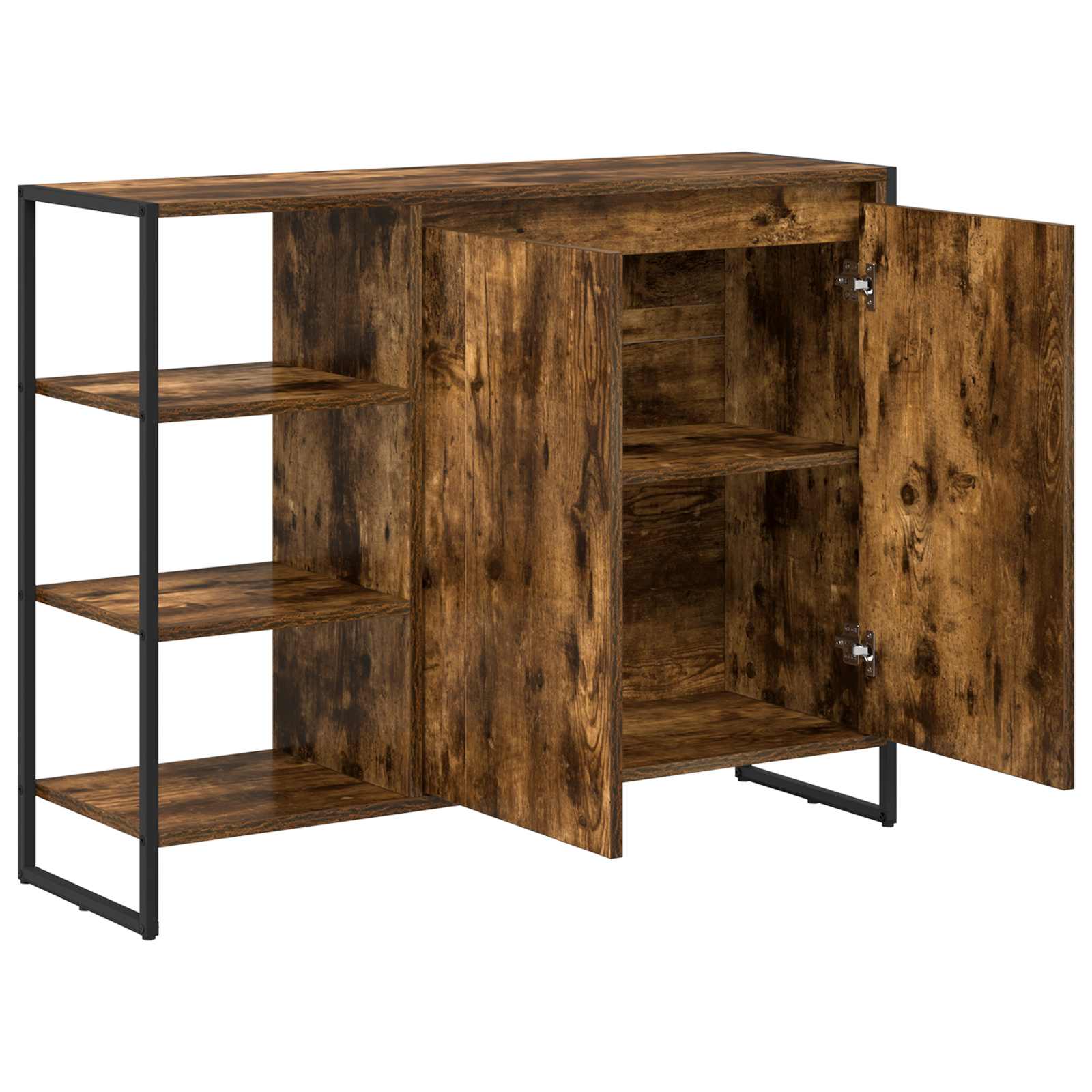 Meuble d'appoint Chêne Fumé 96,5 x 30 x 75 cm Bois d'ingénierie - XIOS