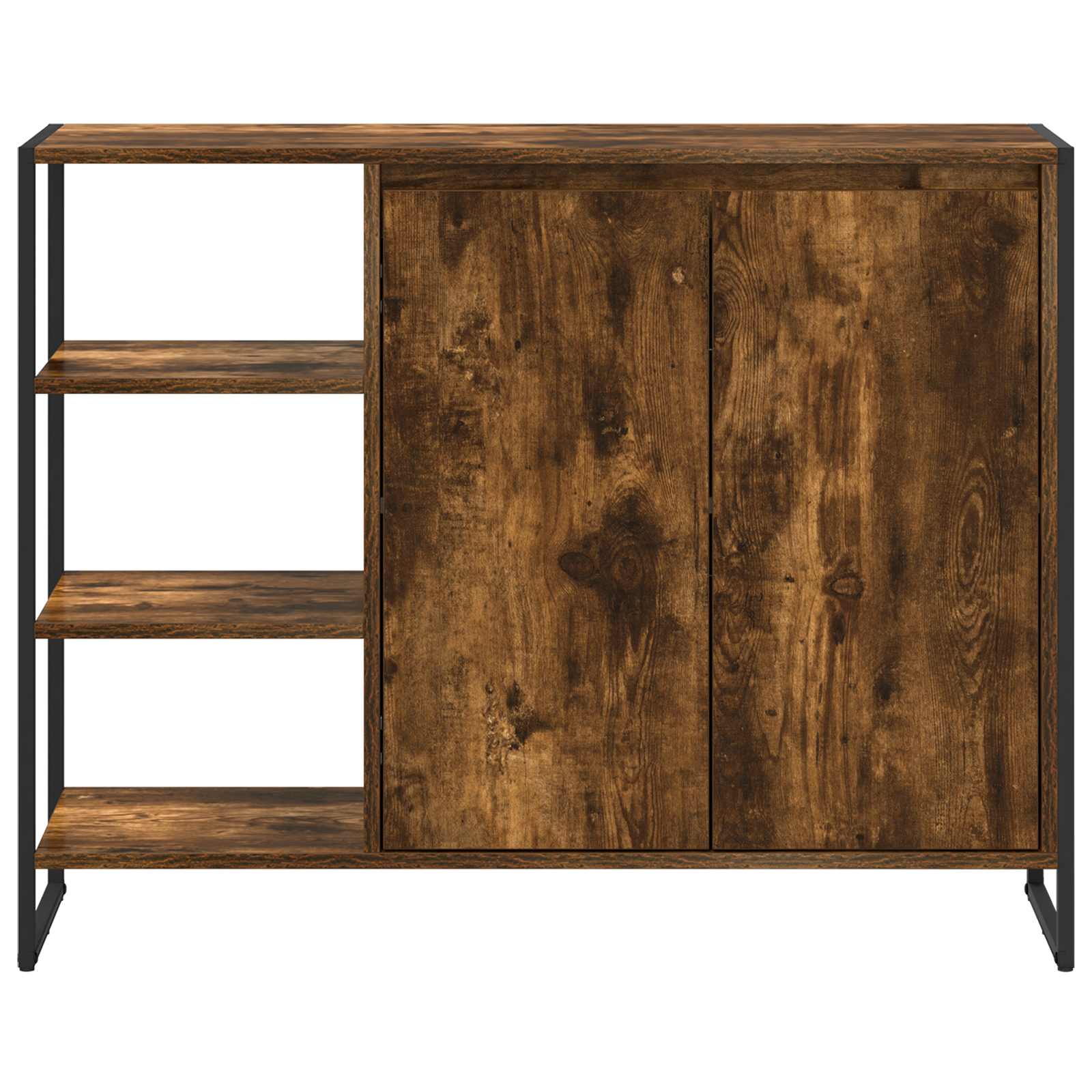 Meuble d'appoint Chêne Fumé 96,5 x 30 x 75 cm Bois d'ingénierie - XIOS