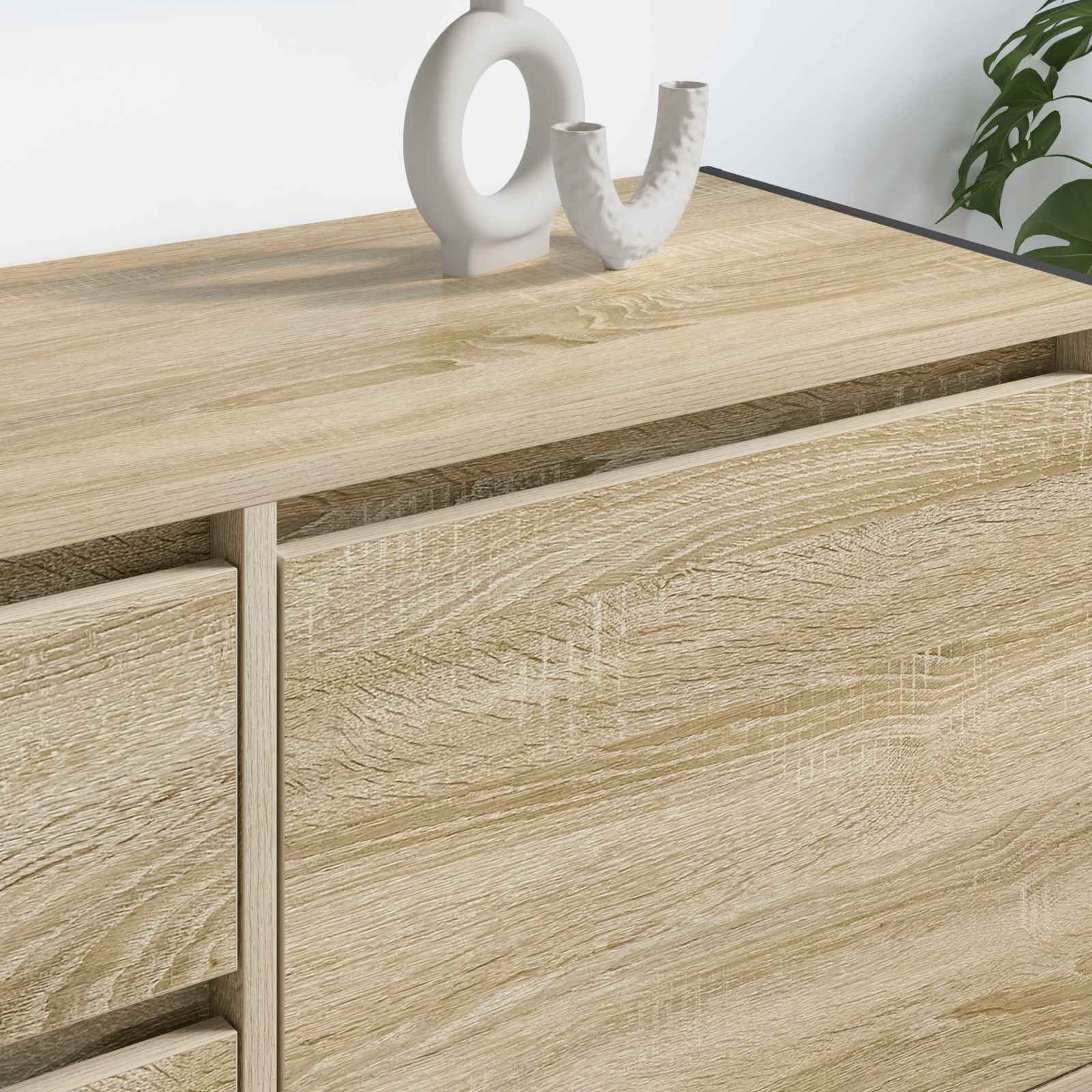 Meuble TV Sonoma 100 x 36 x 49.5 cm Bois d'ingénierie - XIOS