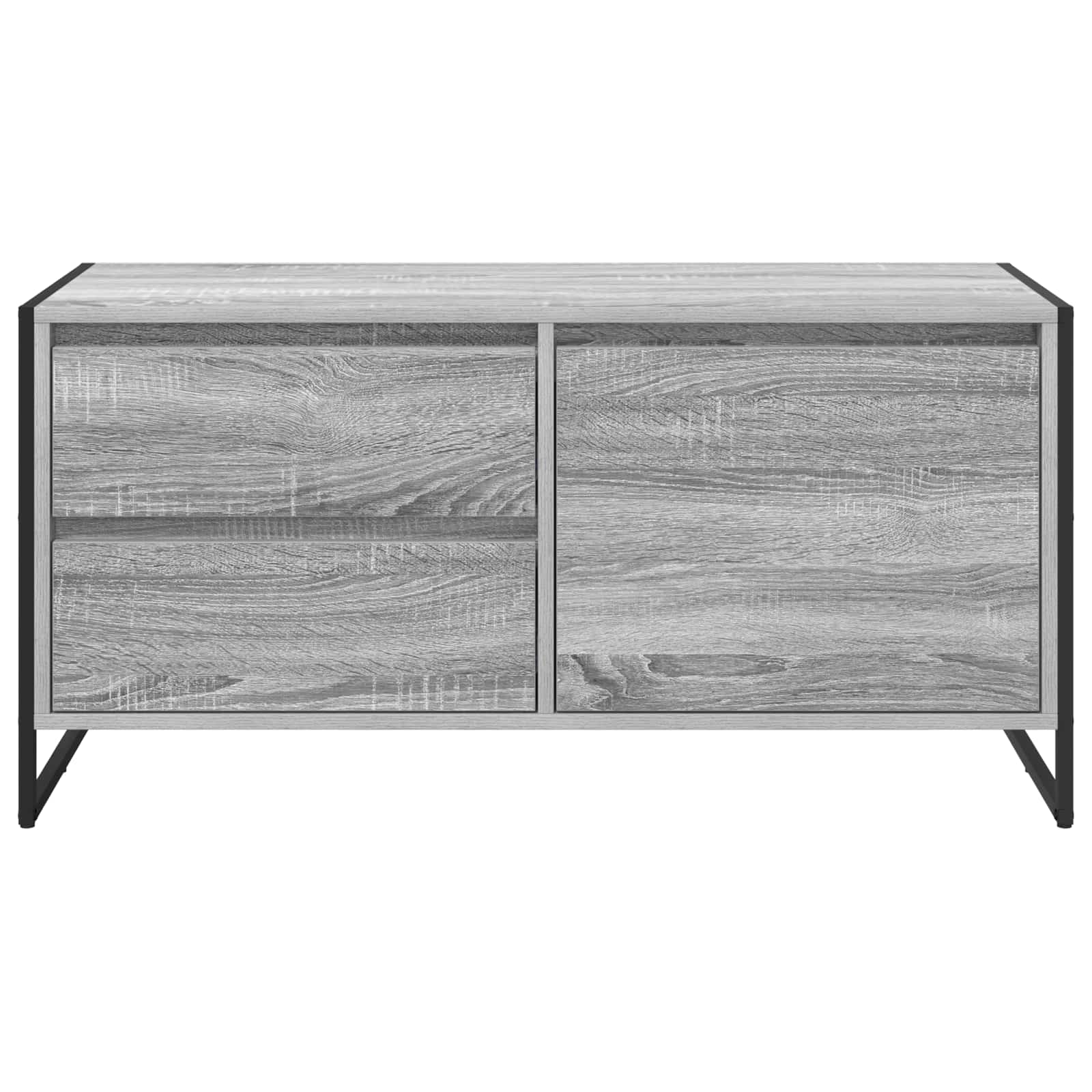 Meuble TV Gris Sonoma 100 x 36 x 49.5 cm Bois d'ingénierie - XIOS