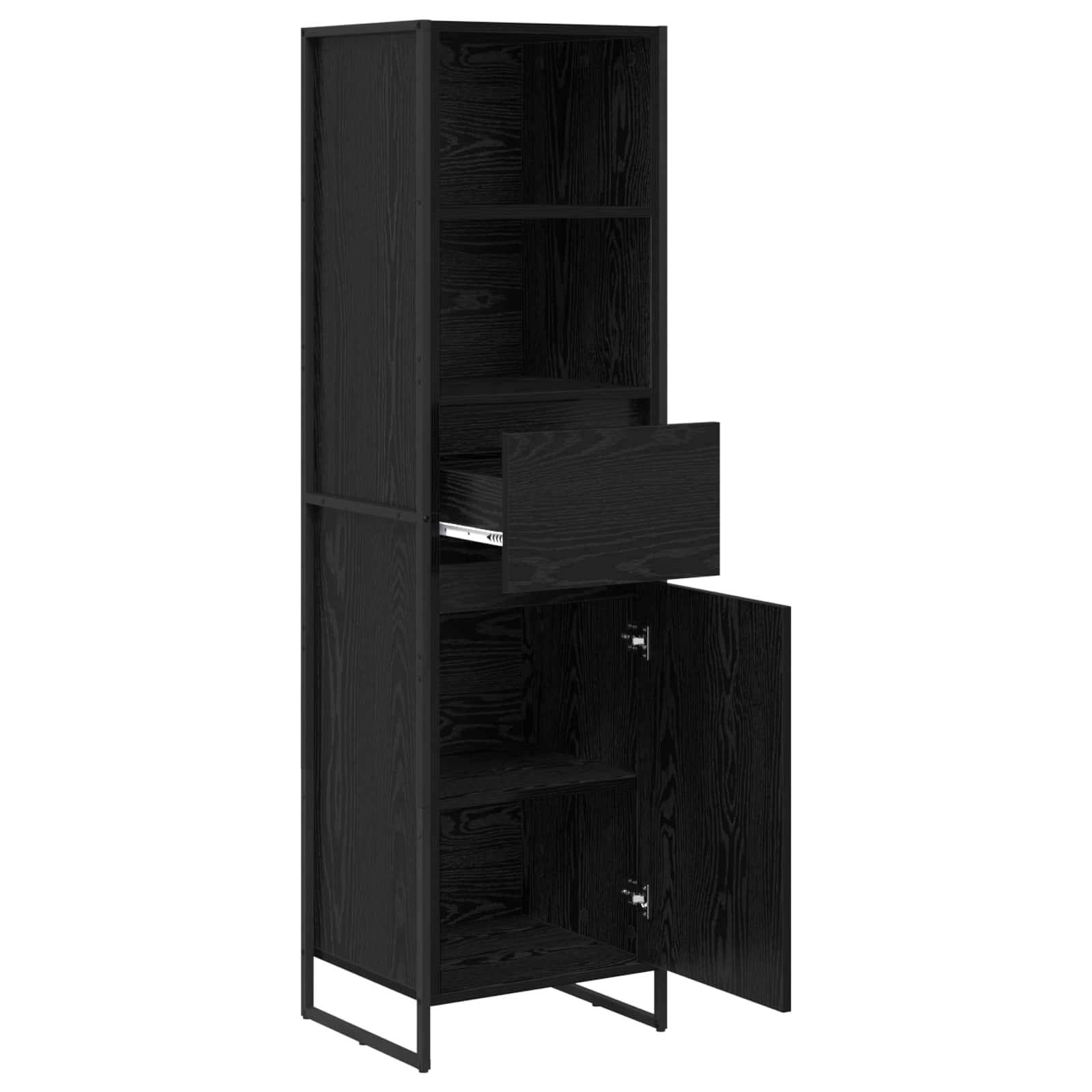 Bibliothèque Chêne noir 43 x 36 x 150.5 cm Bois d'ingénierie - XIOS