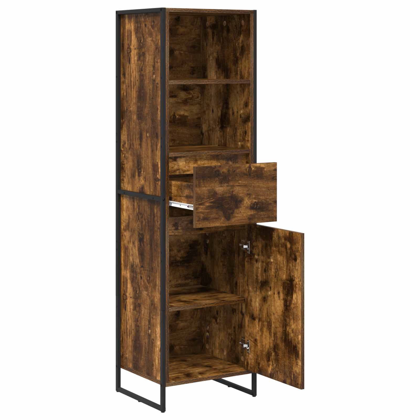 Bibliothèque Chêne Fumé 43 x 36 x 150.5 cm Bois d'ingénierie - XIOS