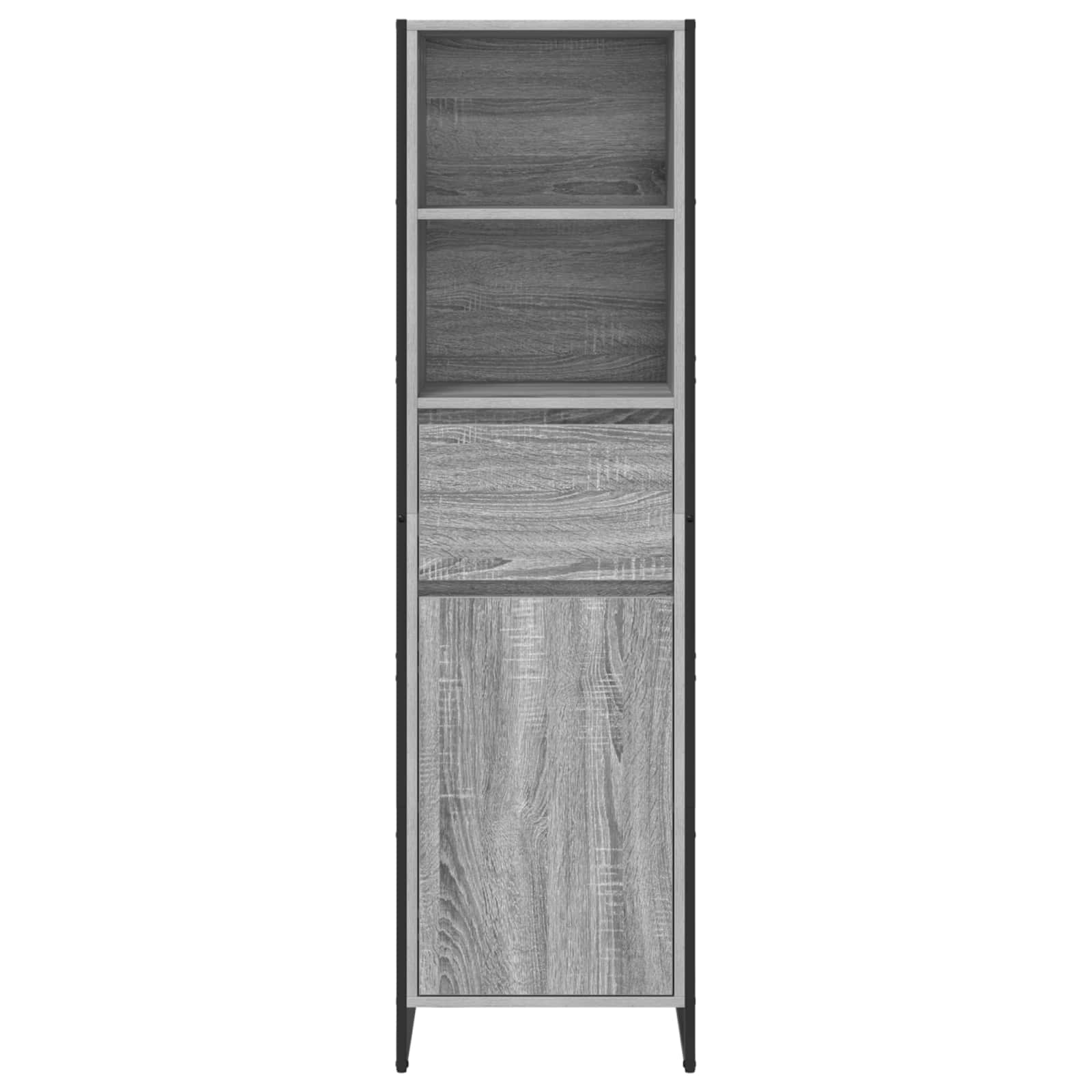 Bibliothèque Gris Sonoma 43 x 36 x 150.5 cm Bois d'ingénierie - XIOS