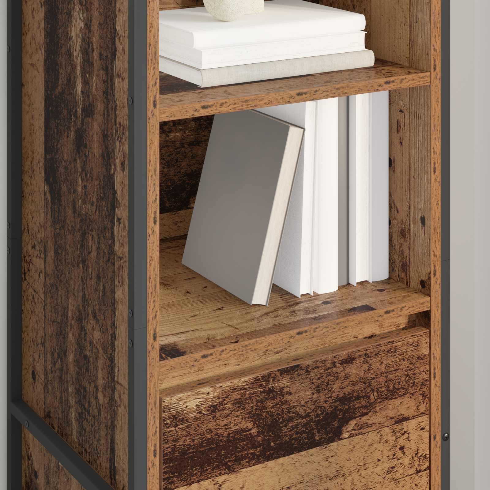 Bibliothèque Bois Ancien 43 x 36 x 150.5 cm Bois d'ingénierie - XIOS