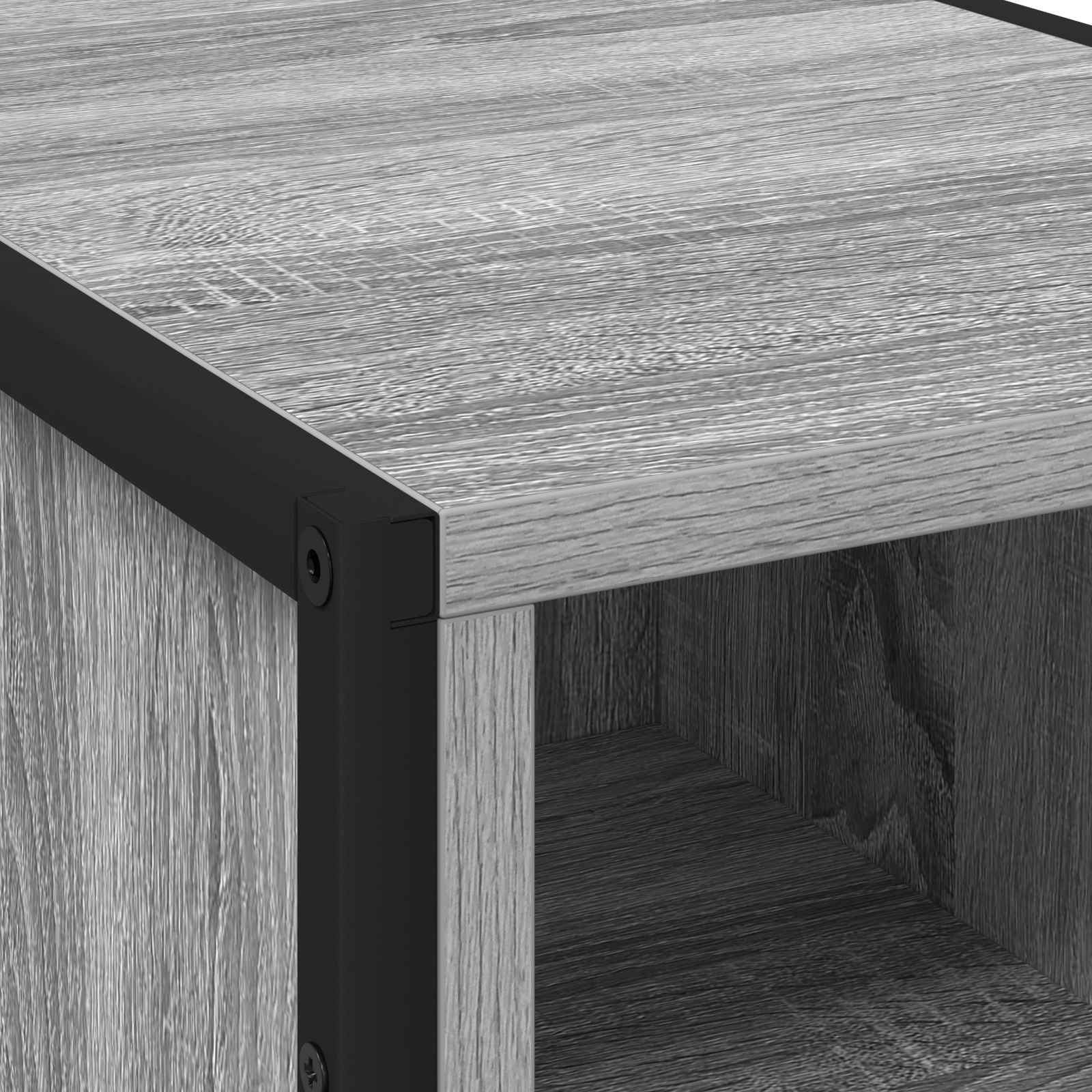 Table de chevet 2 pcs Gris Sonoma 39.5 x 30 x 50 cm - XIOS