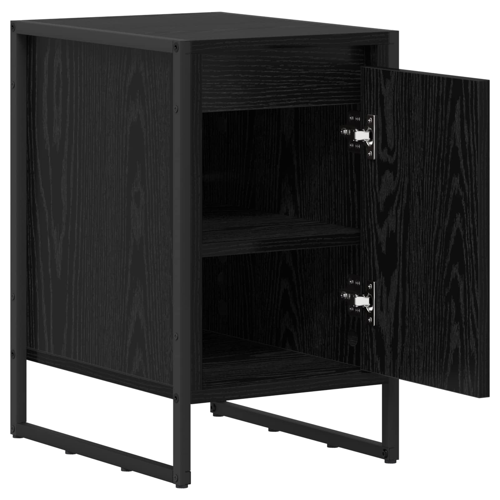 Table de chevet 2 pcs Chêne noir 39,5 x 30 x 50 cm - XIOS
