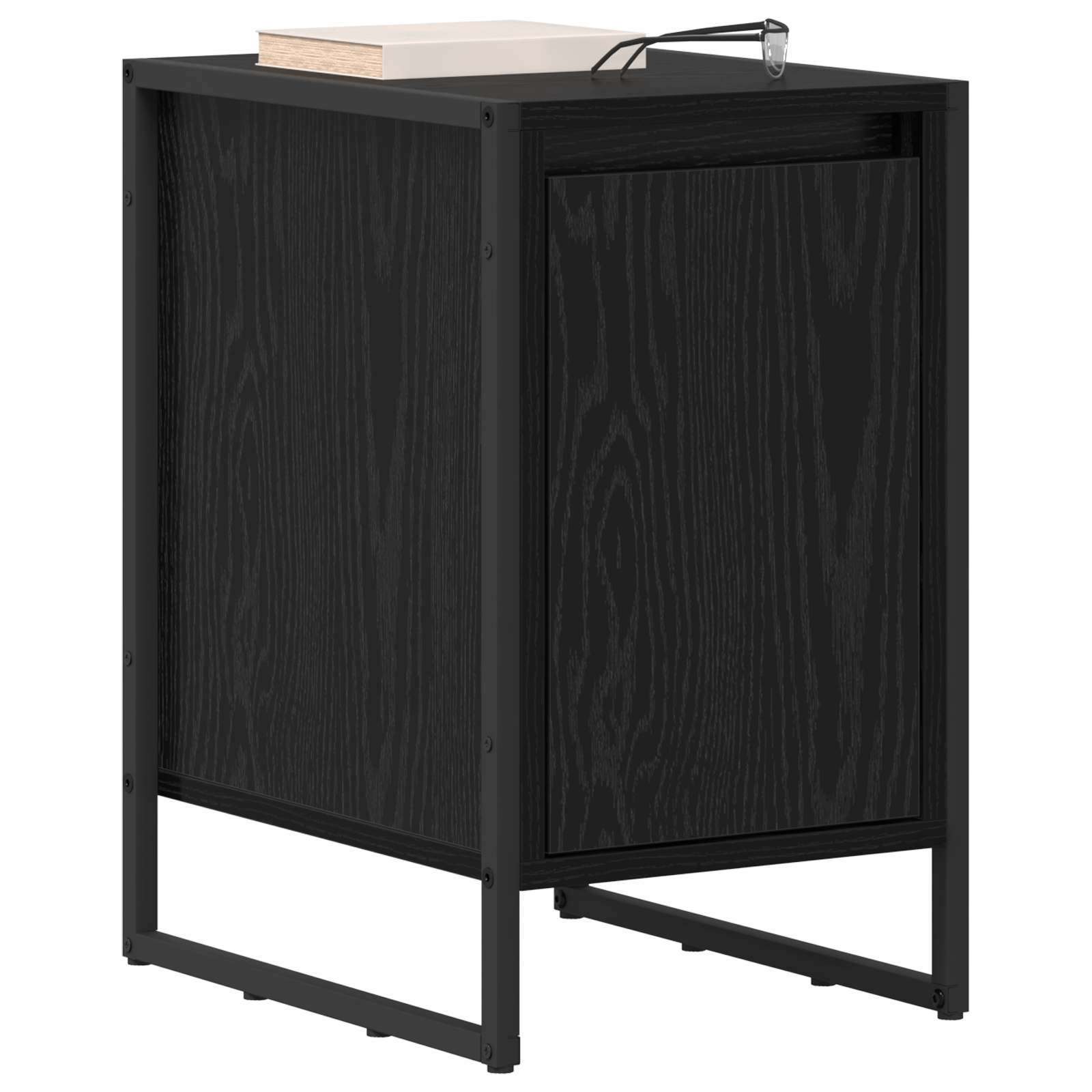 Table de chevet 2 pcs Chêne noir 39,5 x 30 x 50 cm - XIOS
