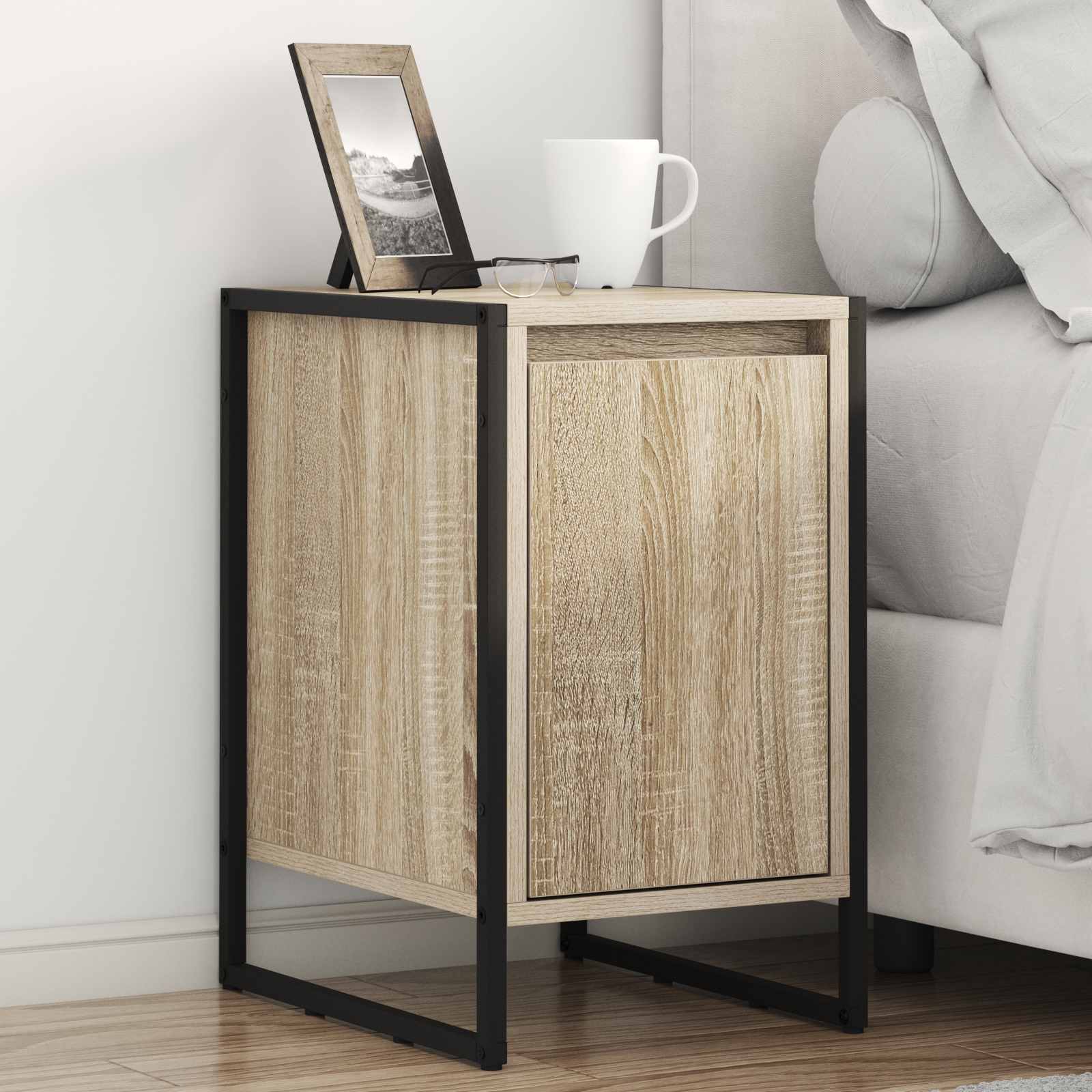 Table de chevet 2 pcs Sonoma 39,5 x 30 x 50 cm - XIOS