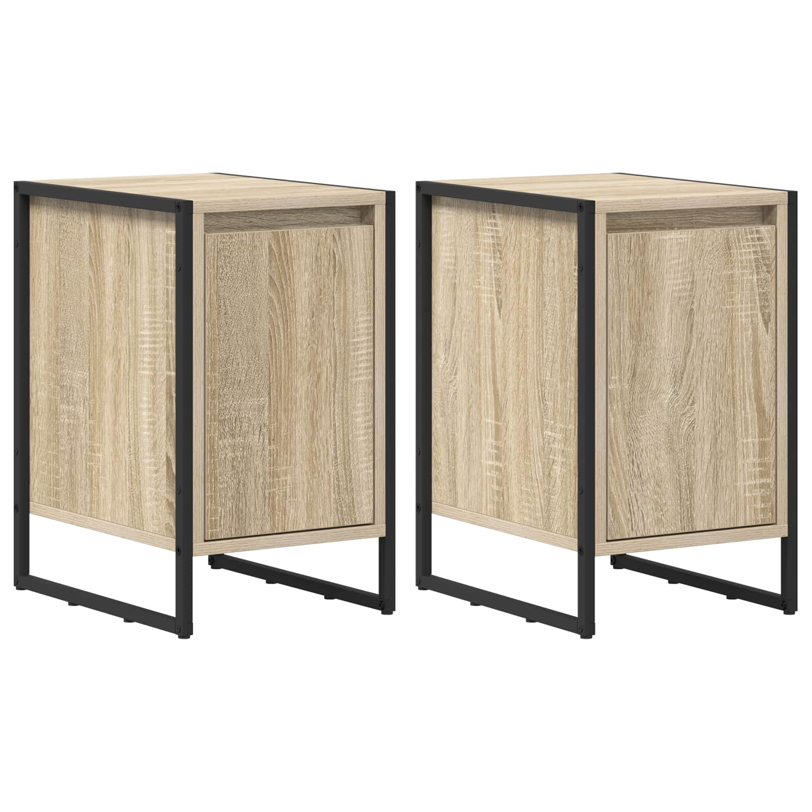 Table de chevet 2 pcs Sonoma 39,5 x 30 x 50 cm - XIOS