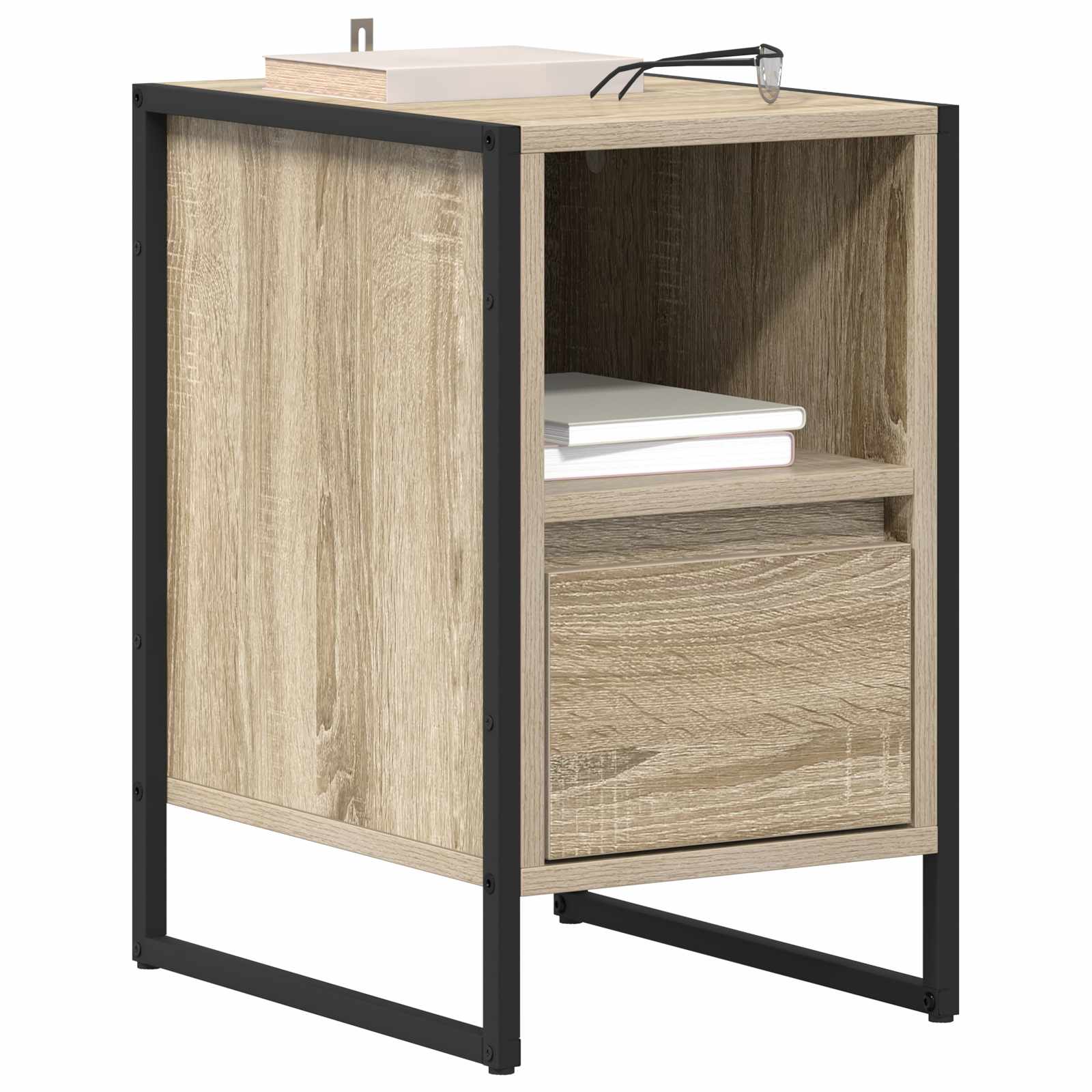 Table de chevet avec tiroir 2 pcs Sonoma 39,5 x 30 x 50 cm - XIOS