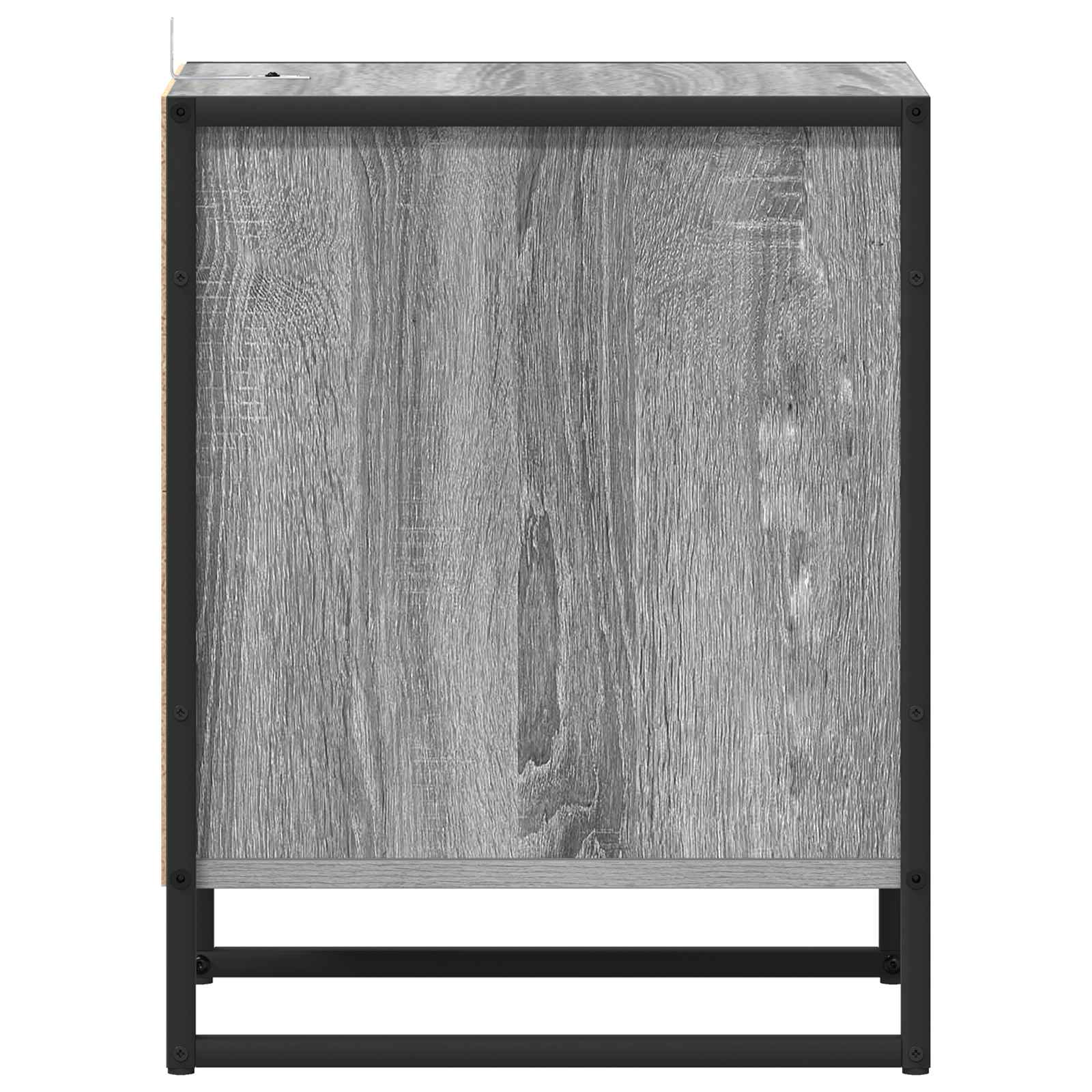 Table de chevet avec tiroir 2 pcs Gris Sonoma 39,5 x 30 x 50 cm - XIOS
