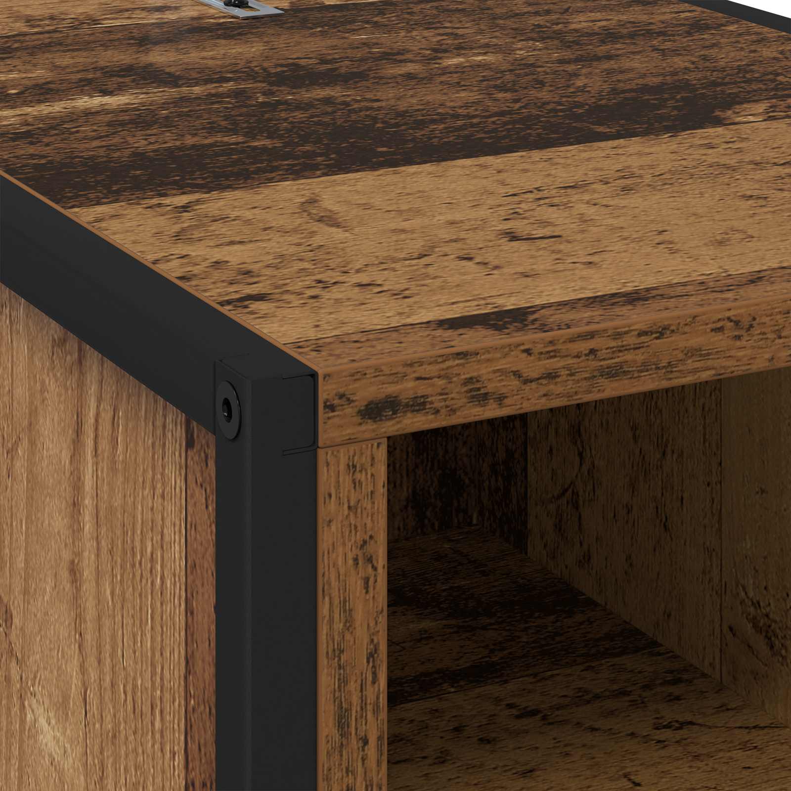 Table de chevet Bois Ancien 39,5 x 30 x 50 cm Bois d'ingénierie - XIOS