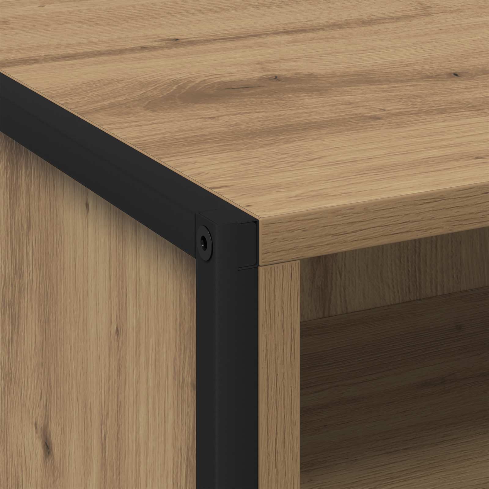 Table de chevet 2 pcs Chêne artisan 50 x 39,5 x 50 cm - XIOS
