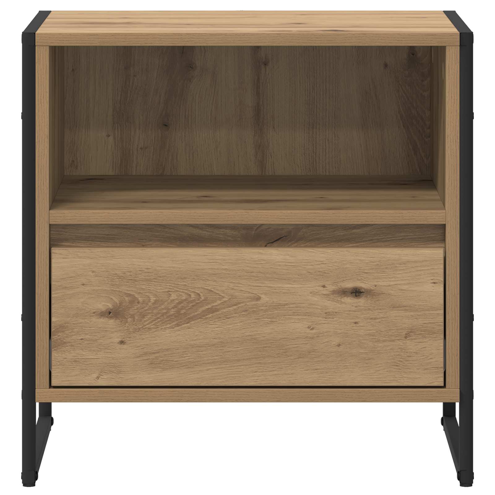 Table de chevet 2 pcs Chêne artisan 50 x 39,5 x 50 cm - XIOS