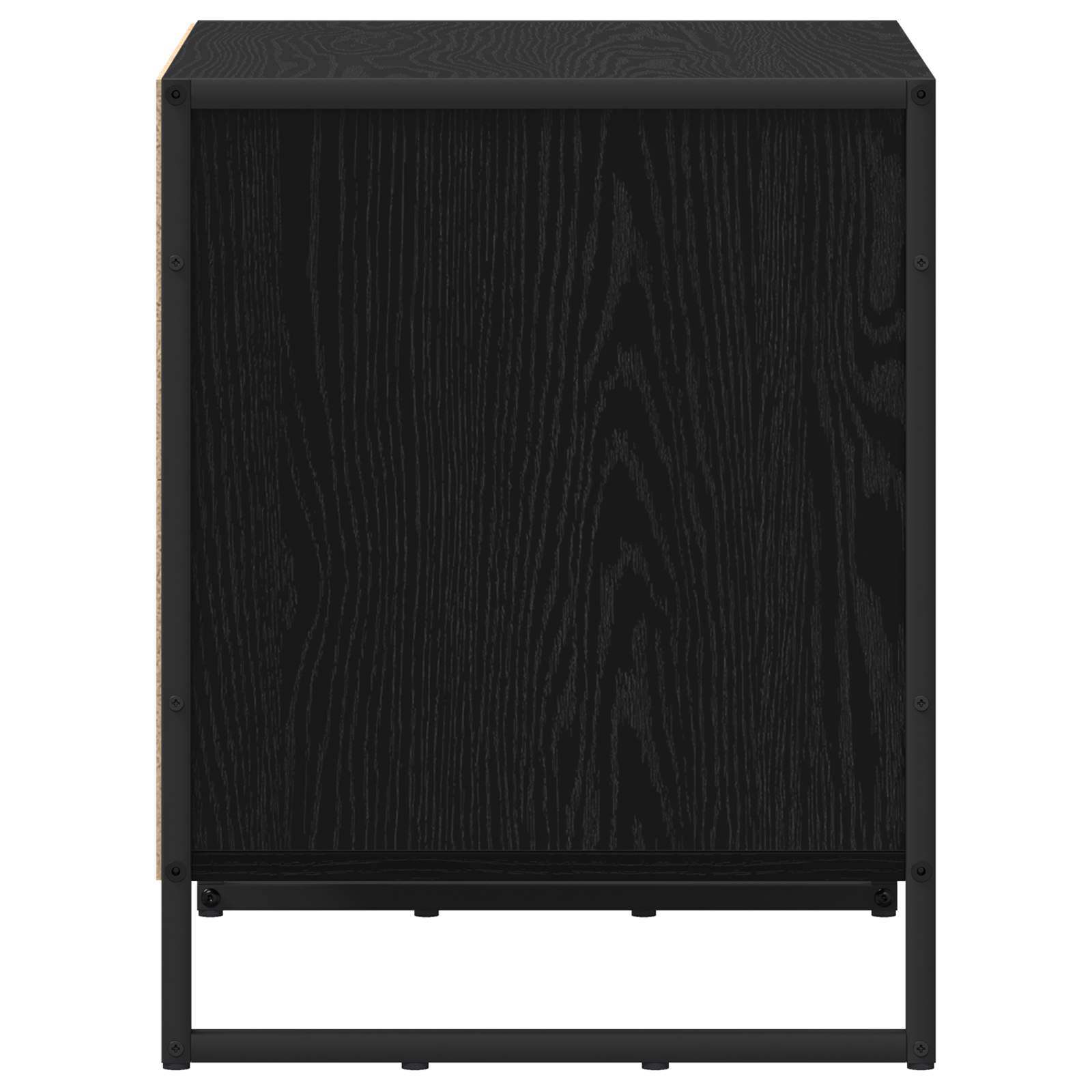 Table de chevet Chêne noir 50 x 39,5 x 50 cm Bois d'ingénierie - XIOS