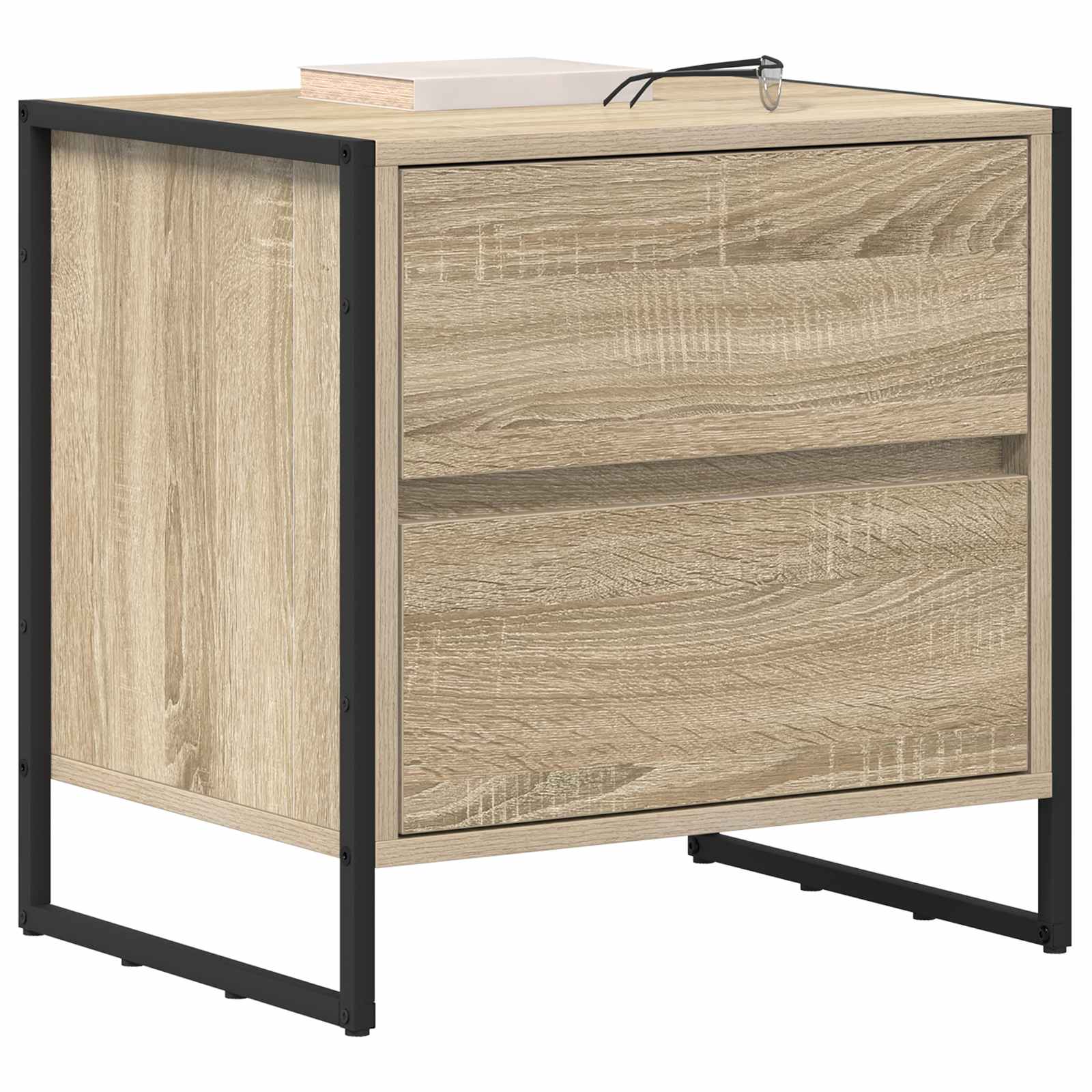 Table de chevet avec tiroir 2 pcs Sonoma 50 x 39,5 x 50 cm - XIOS
