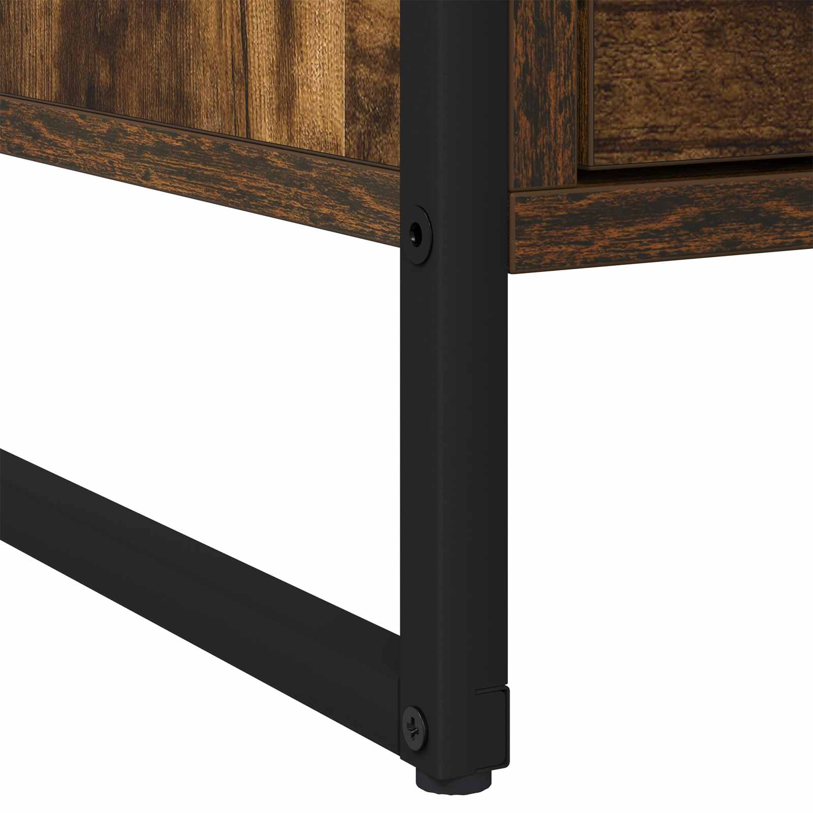 Table de chevet avec tiroir 2 pcs Chêne Fumé 50 x 39,5 x 50 cm - XIOS