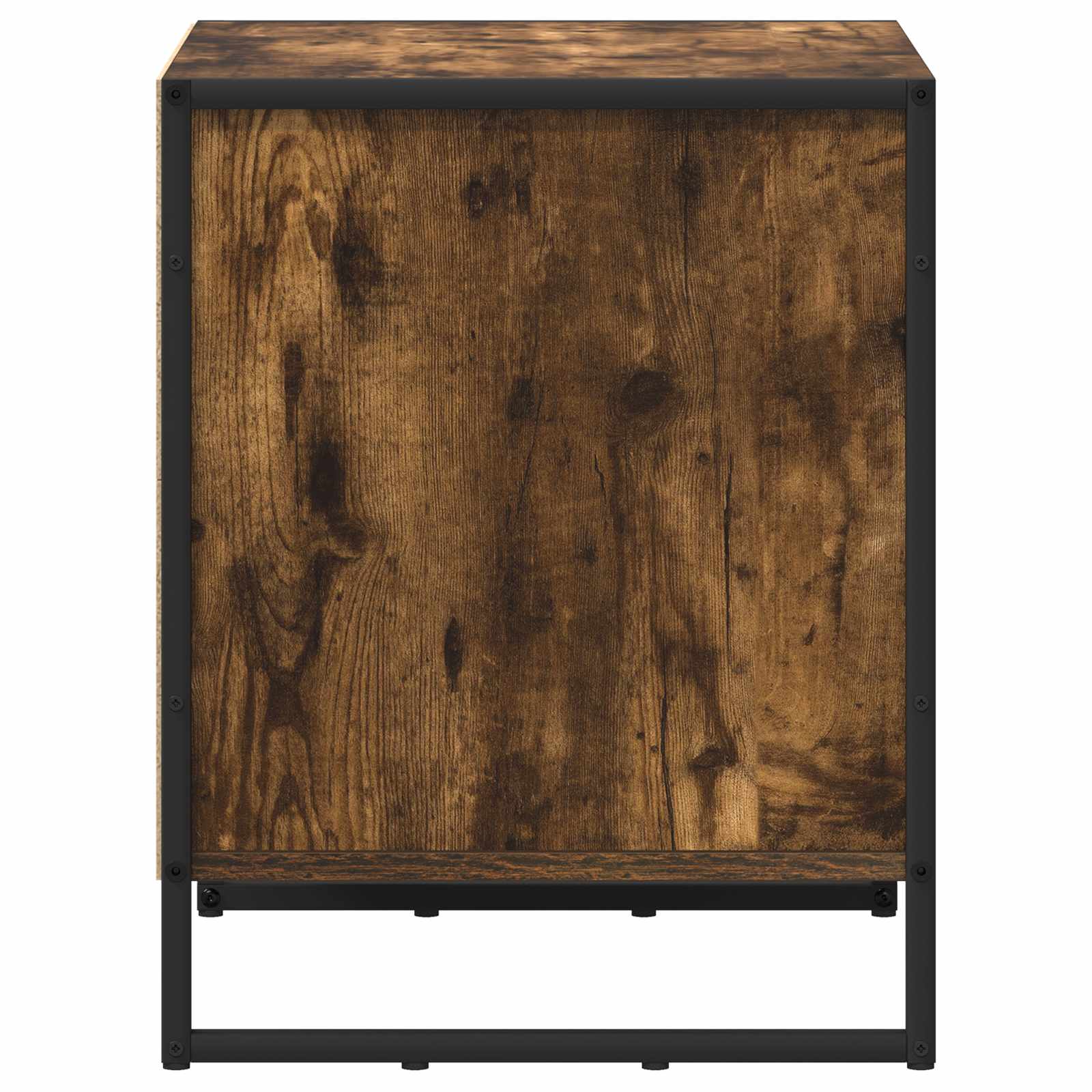 Table de chevet avec tiroir 2 pcs Chêne Fumé 50 x 39,5 x 50 cm - XIOS