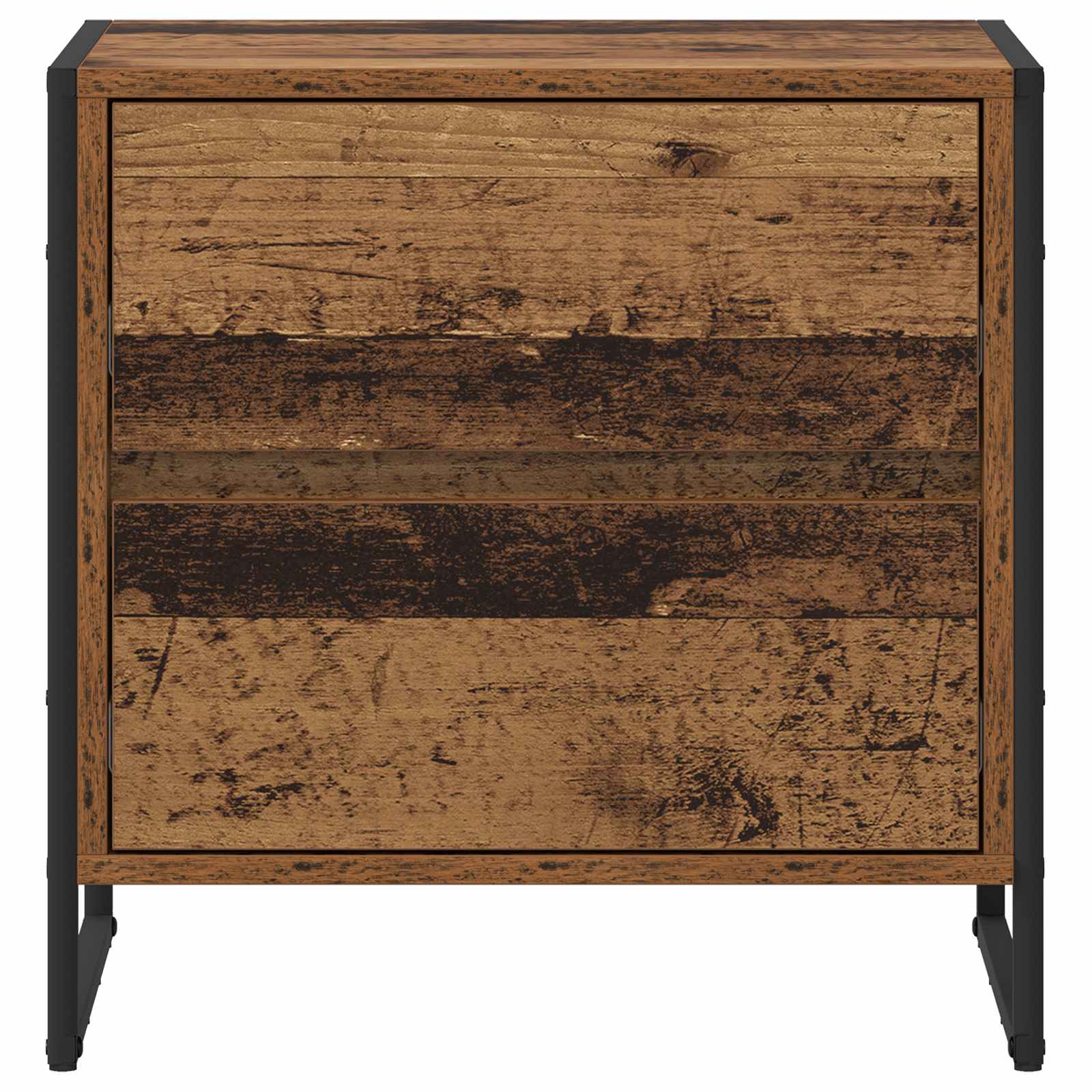 Table de chevet Bois Ancien 50 x 39,5 x 50 cm Bois d'ingénierie - XIOS