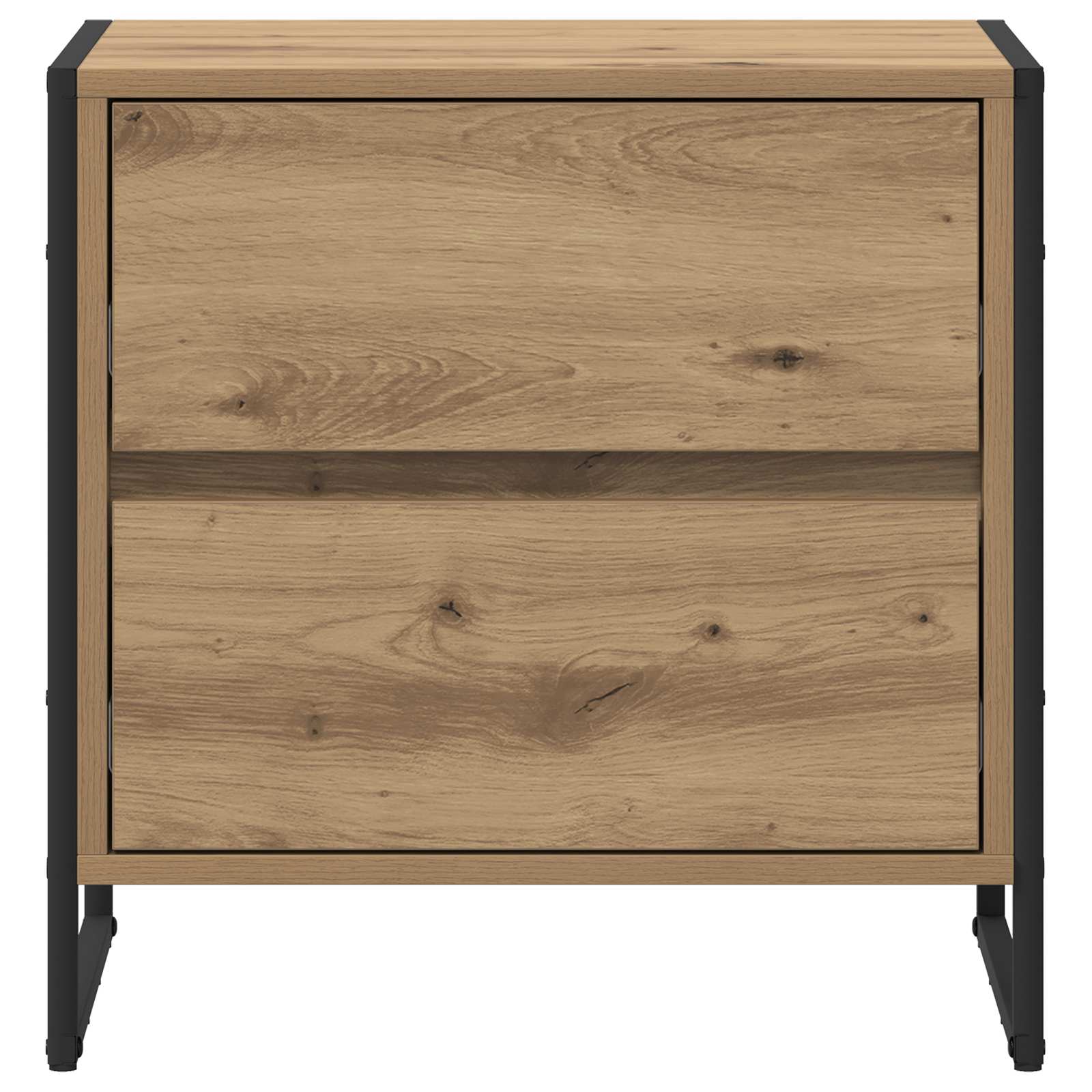 Table de chevet avec tiroir Chêne artisan 50 x 39,5 x 50 cm - XIOS