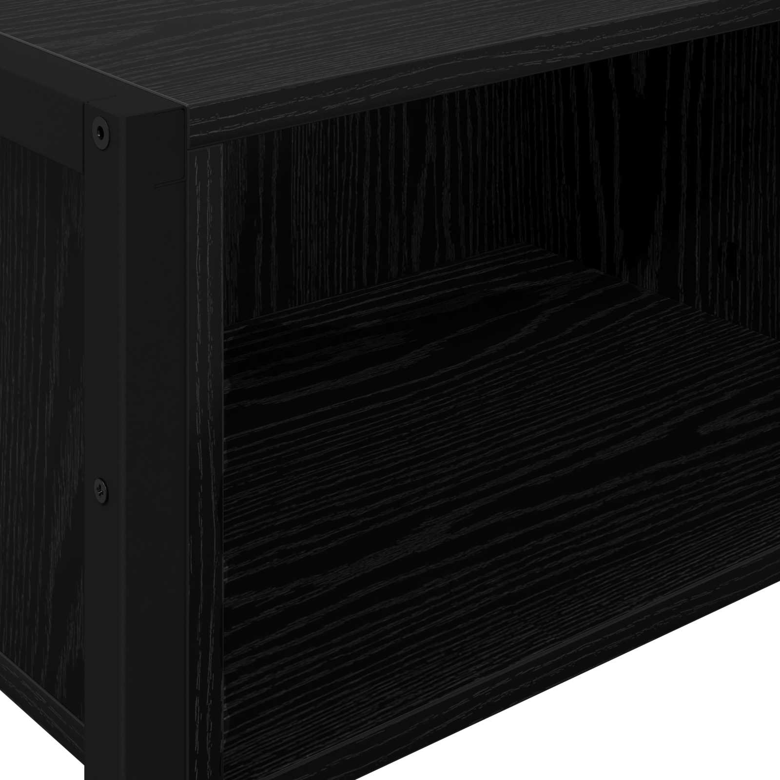 Table d'appoint Chêne noir 100 x 36 x 75 cm Bois d'ingénierie - XIOS