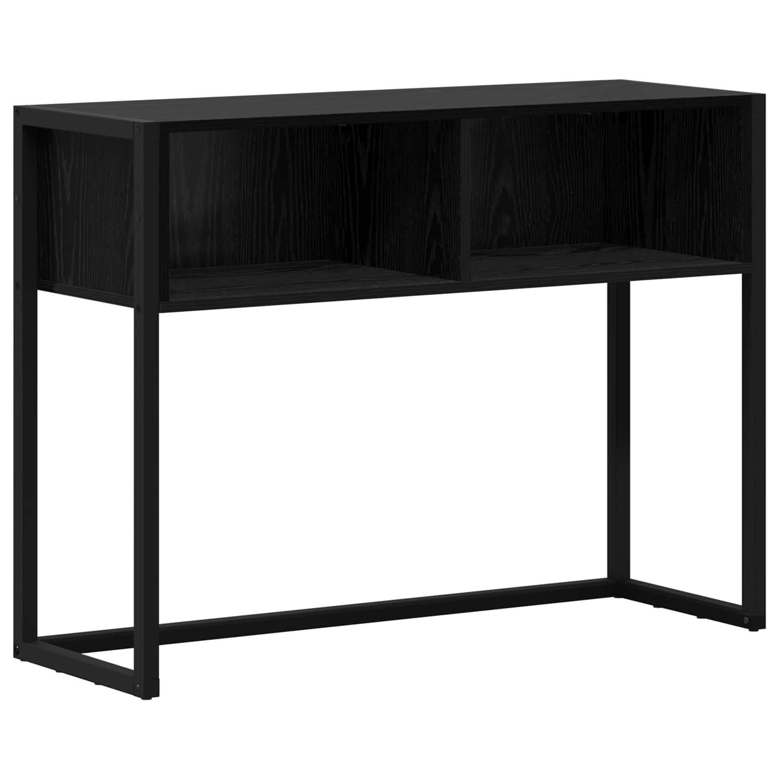 Table d'appoint Chêne noir 100 x 36 x 75 cm Bois d'ingénierie