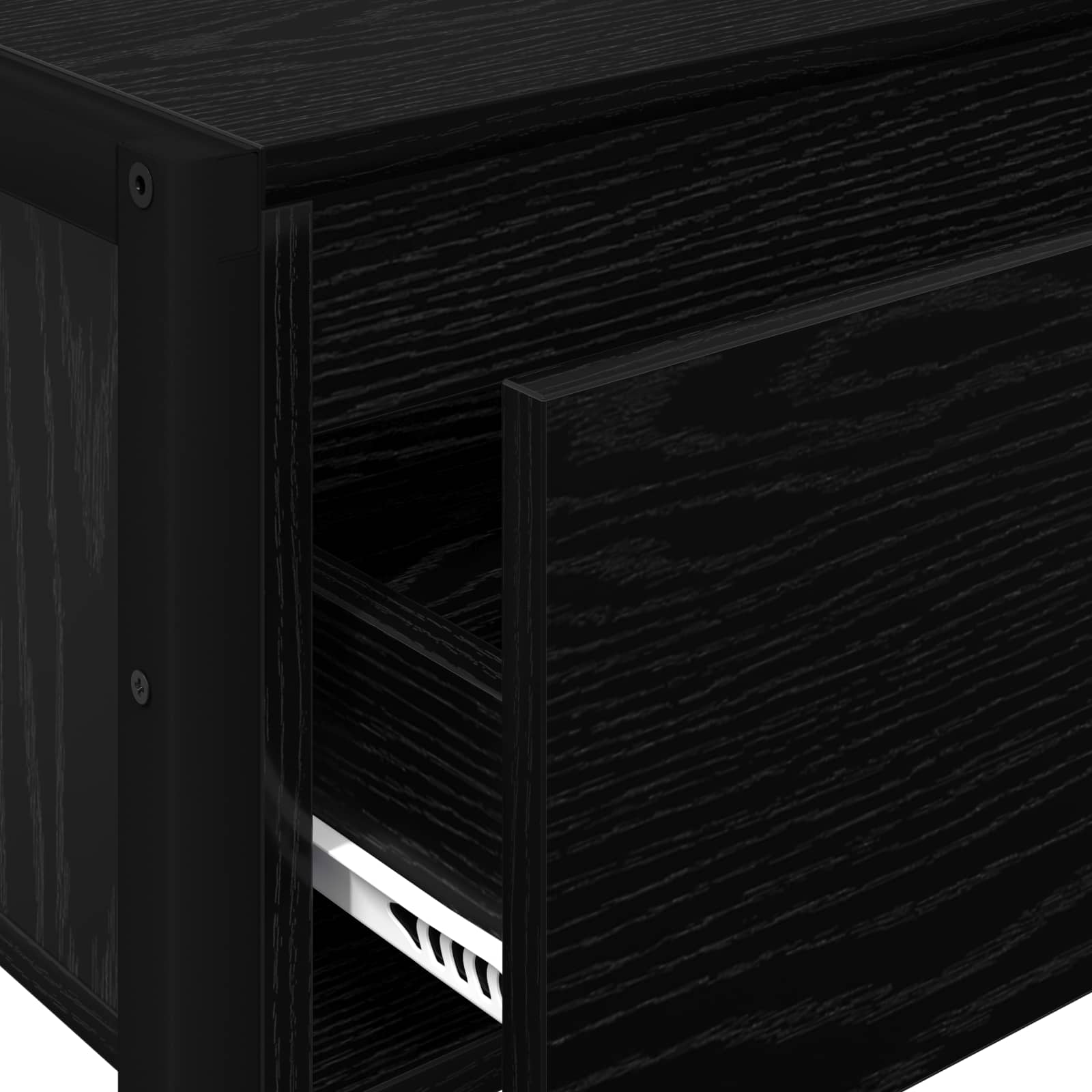 Table d'appoint Chêne noir 100 x 36 x 75 cm Bois d'ingénierie - XIOS