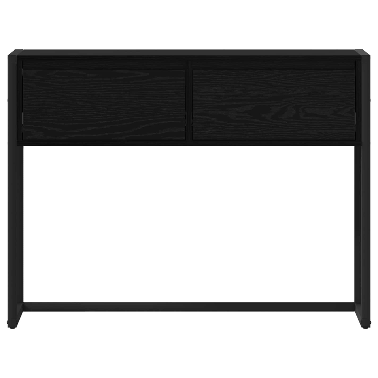 Table d'appoint Chêne noir 100 x 36 x 75 cm Bois d'ingénierie - XIOS