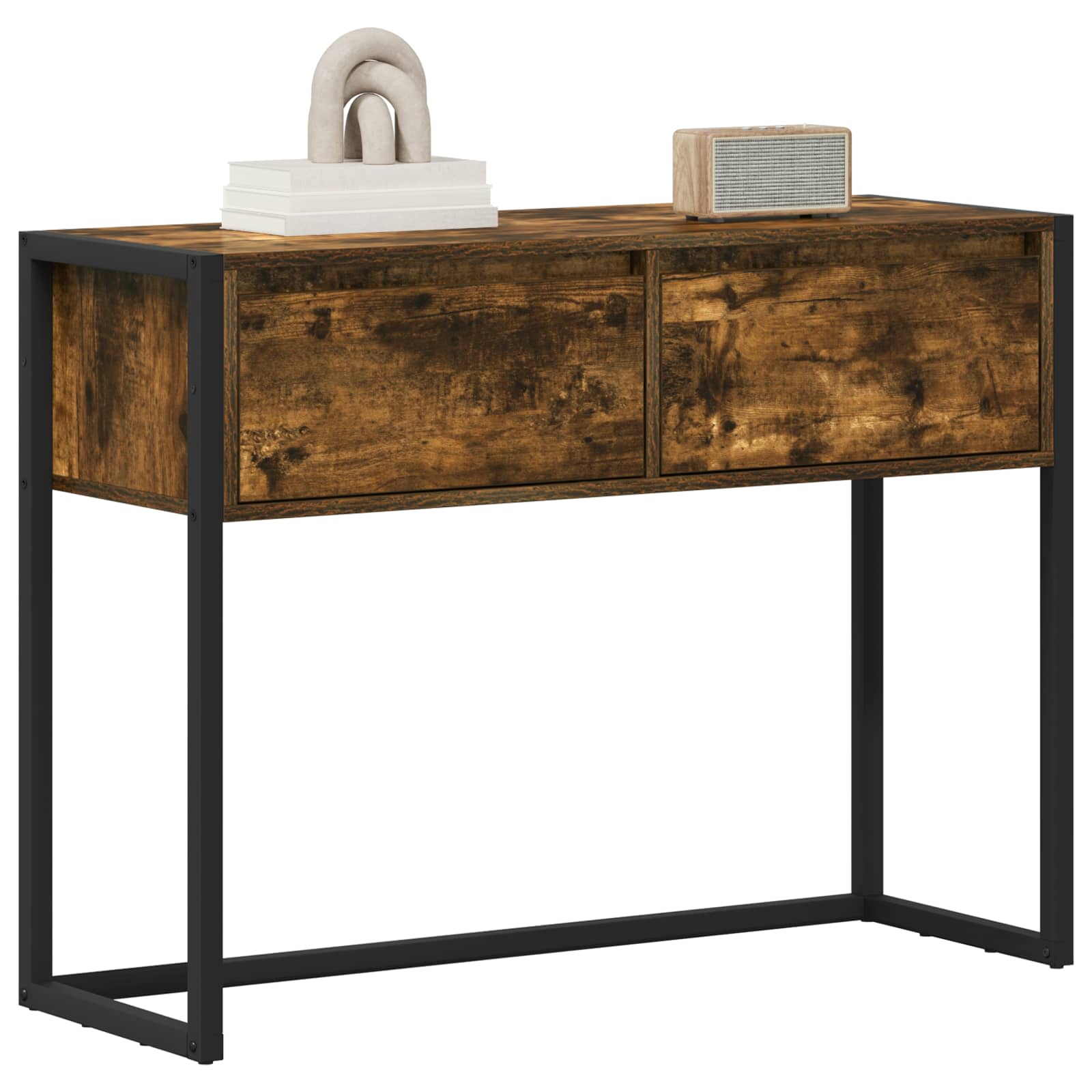 Table d'appoint Chêne Fumé 100 x 36 x 75 cm Bois d'ingénierie - XIOS