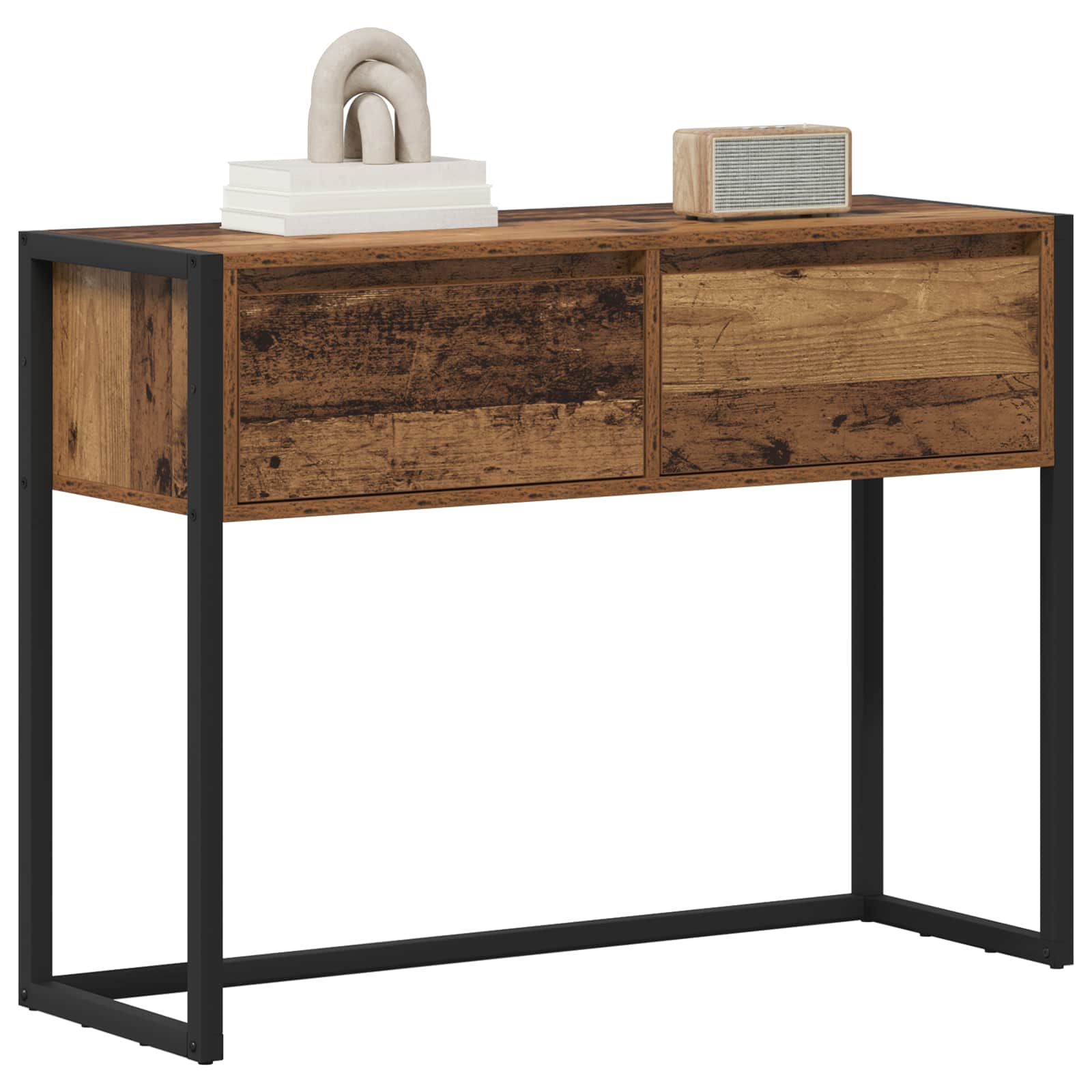 Table d'appoint Bois Ancien 100 x 36 x 75 cm Bois d'ingénierie - XIOS